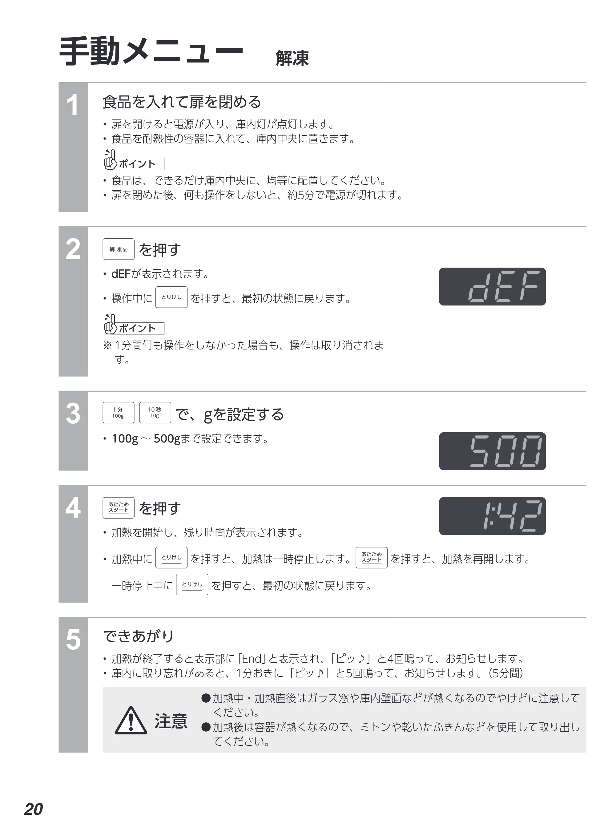 アイリスオーヤマ PMG-F188 取扱説明書 — 原本ページ — 20ページ