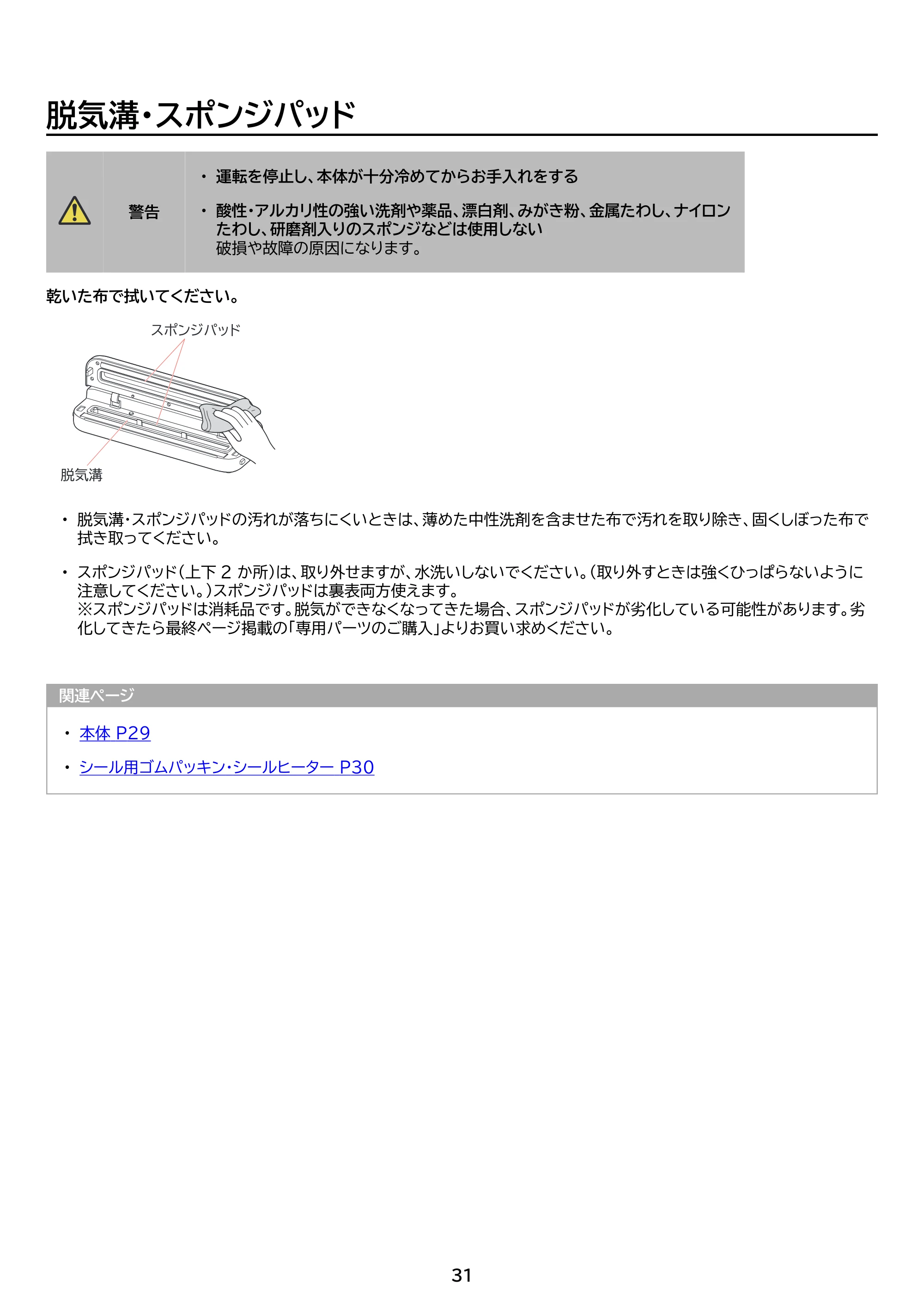 アイリスオーヤマ VPF-C50 取扱説明書 — 原本ページ — 31ページ