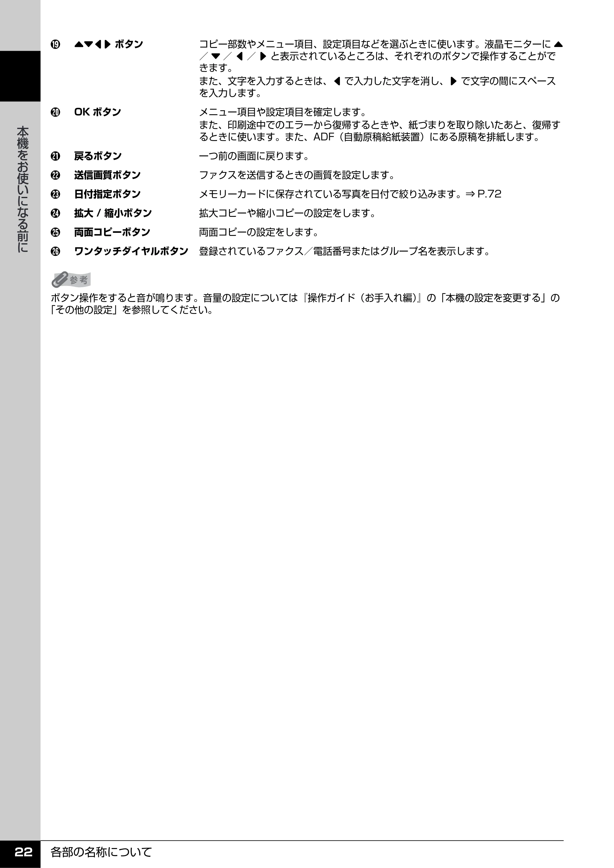 キヤノン PIXUS MX7600 操作ガイド （本体操作編） （PDF形式／8.31Mバイト） — 原本ページ — 24ページ