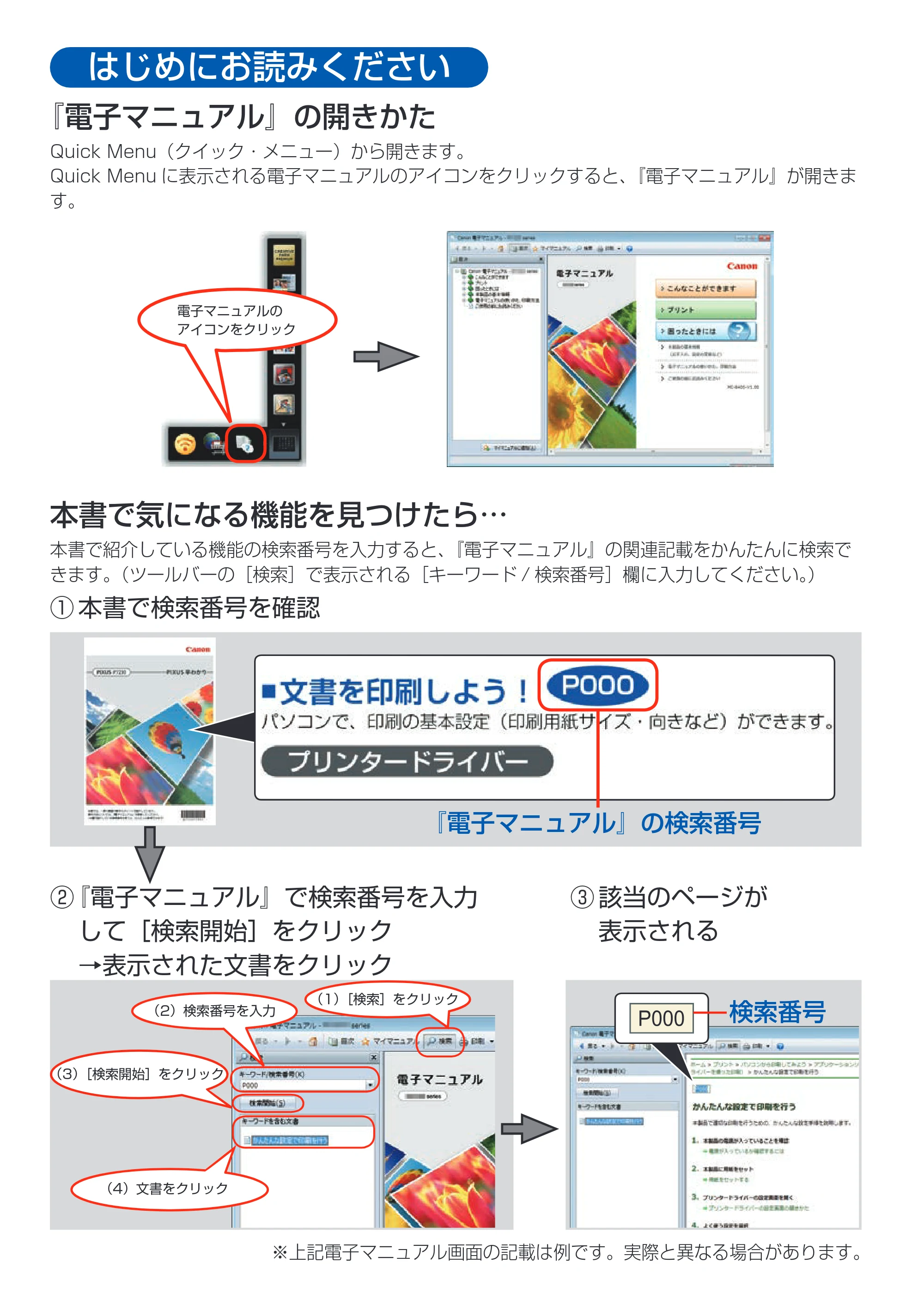 キヤノン PIXUS iP7230 PIXUS 早わかり 2022年3月3日掲載（PDF：2.21MB） — はじめにお読みください — 原本ページ — 2ページ
