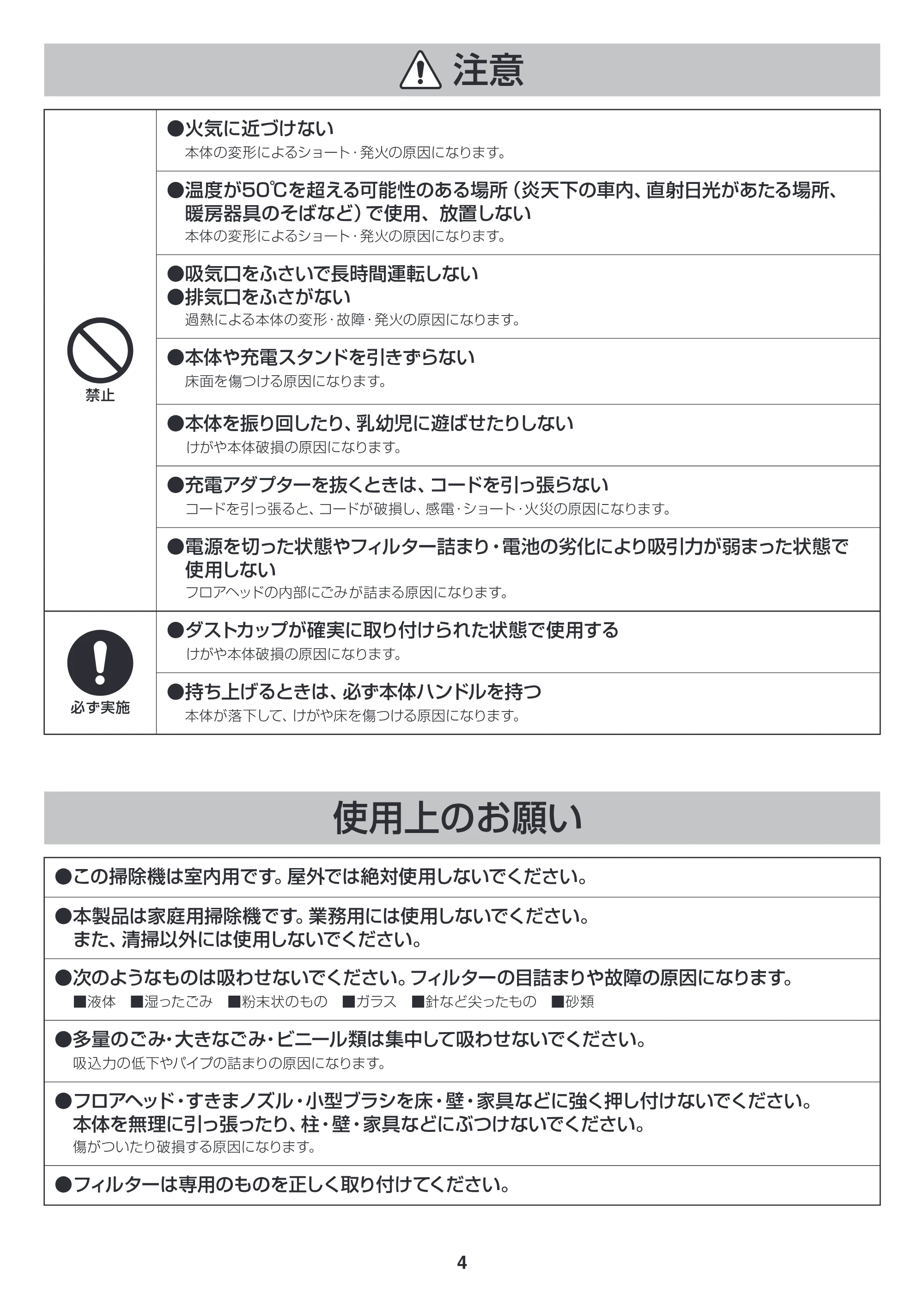 アイリスオーヤマ ISC-7DCE 取扱説明書 — 原本ページ — 4ページ