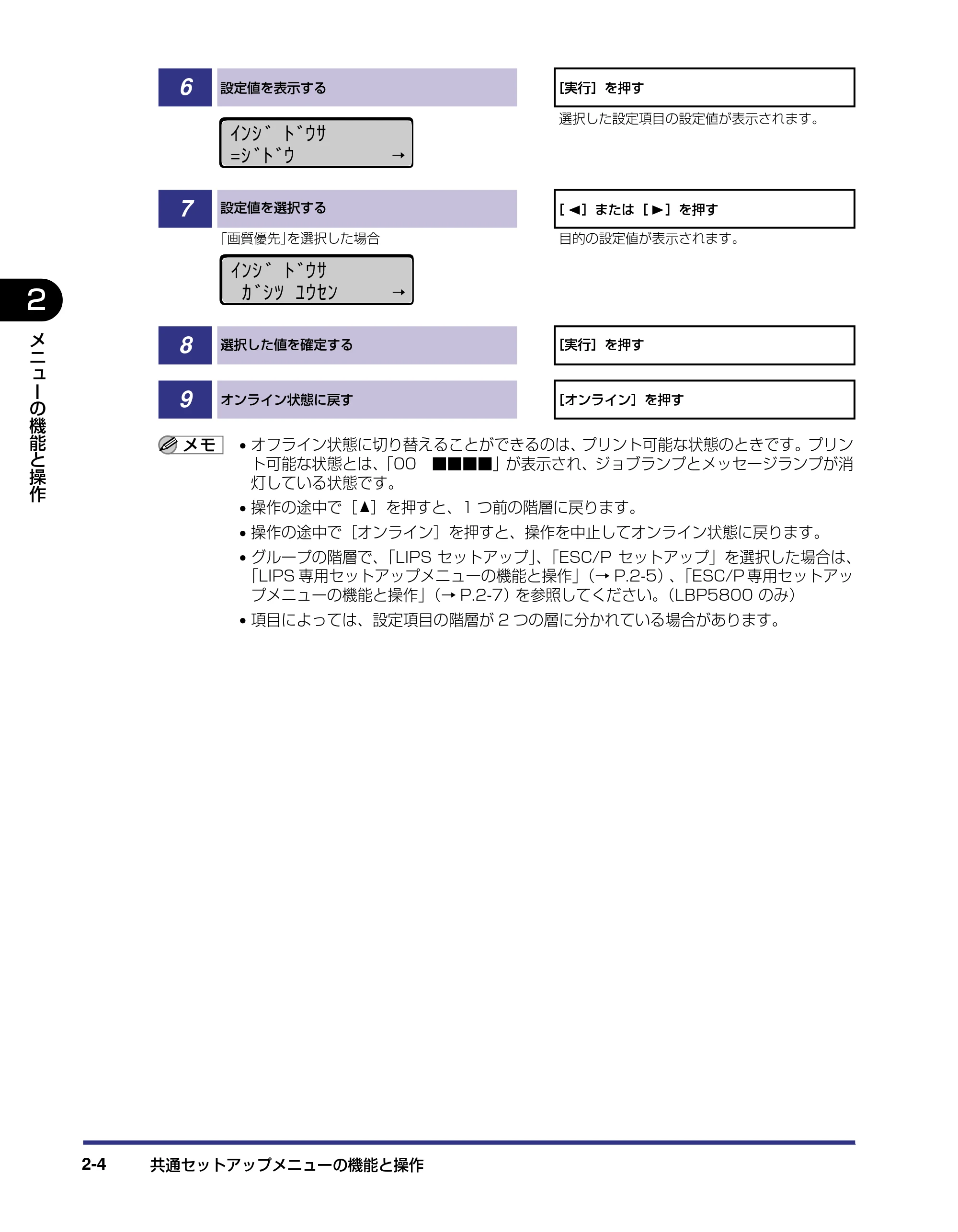 キヤノン LBP5800/5700 LIPS機能ガイド 2006年5月25日更新 （PDF形式／3.98Mバイト） — 原本ページ — 28ページ