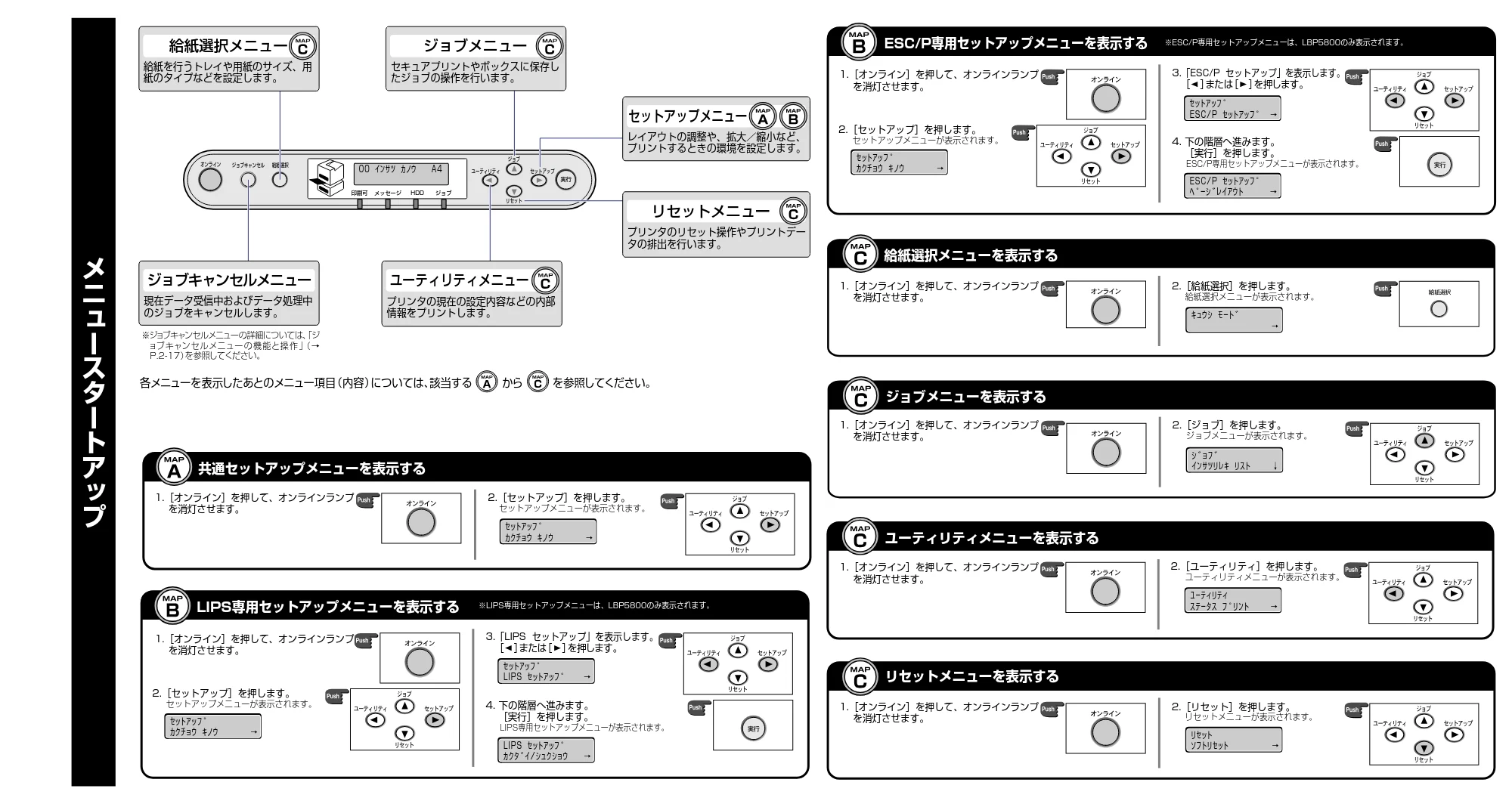 キヤノン LBP5800/5700 LIPS機能ガイド 2006年5月25日更新 （PDF形式／3.98Mバイト） — 原本ページ — 167ページ