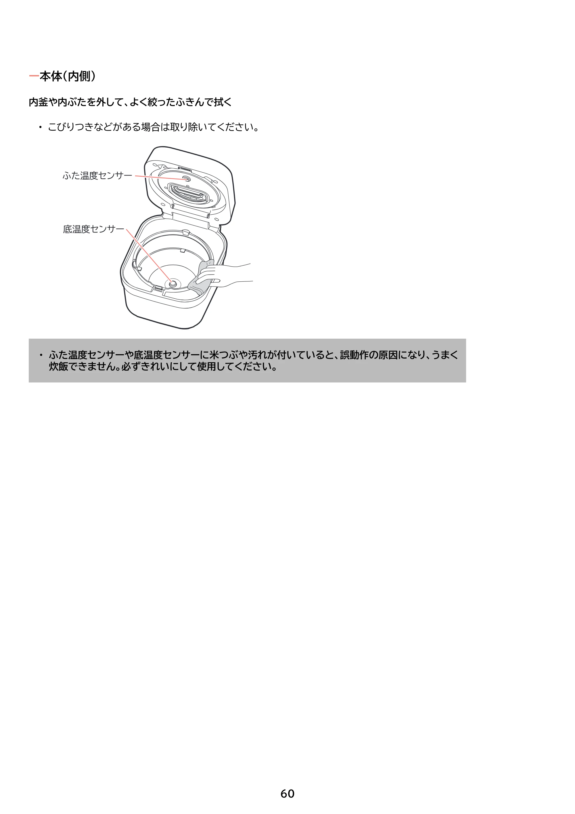 アイリスオーヤマ RC-IGA50-HA 取扱説明書 — 原本ページ — 60ページ