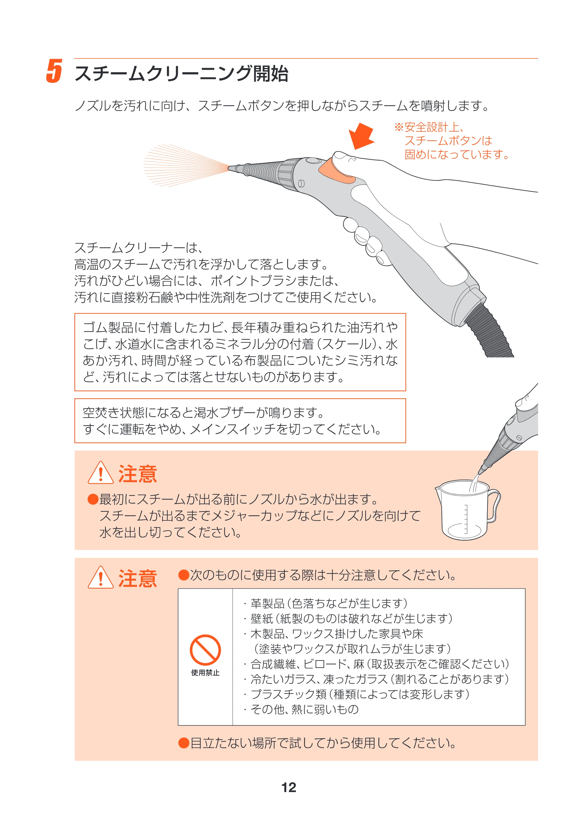 アイリスオーヤマ STM-415 取扱説明書 — 原本ページ — 12ページ