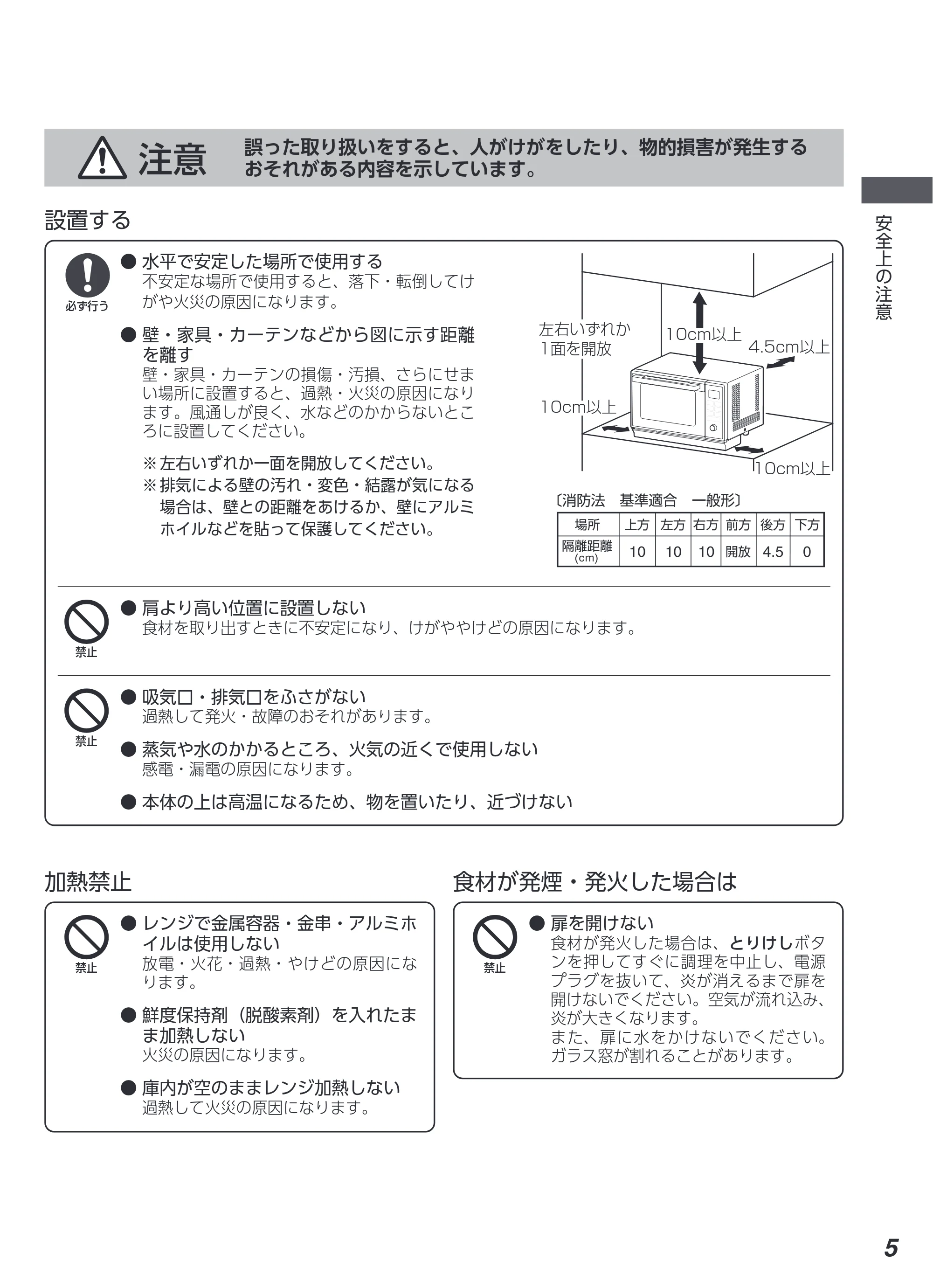 アイリスオーヤマ MO-F2404 取扱説明書 — 原本ページ — 5ページ