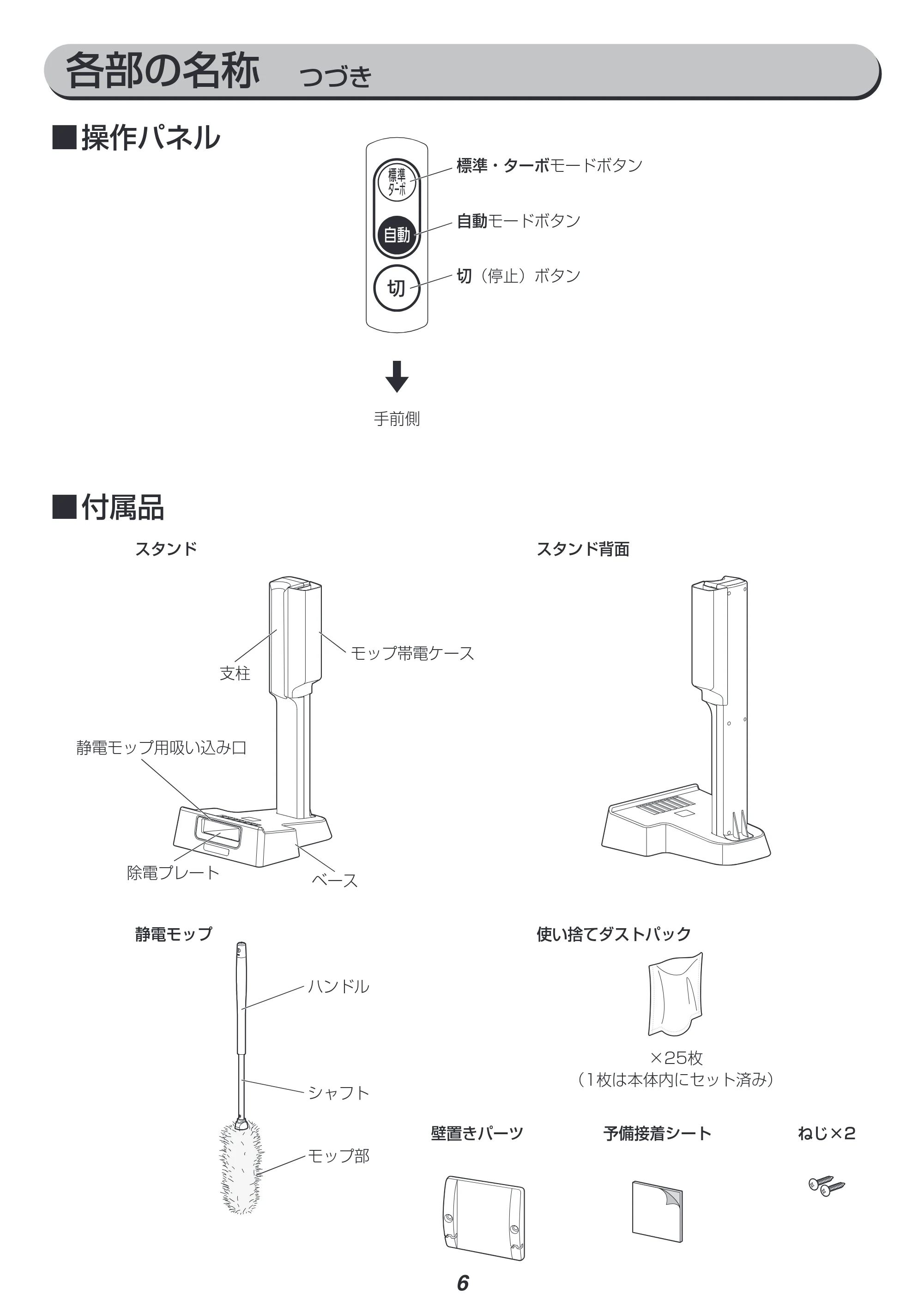 アイリスオーヤマ KIC-CSP5 取扱説明書 — 原本ページ — 6ページ