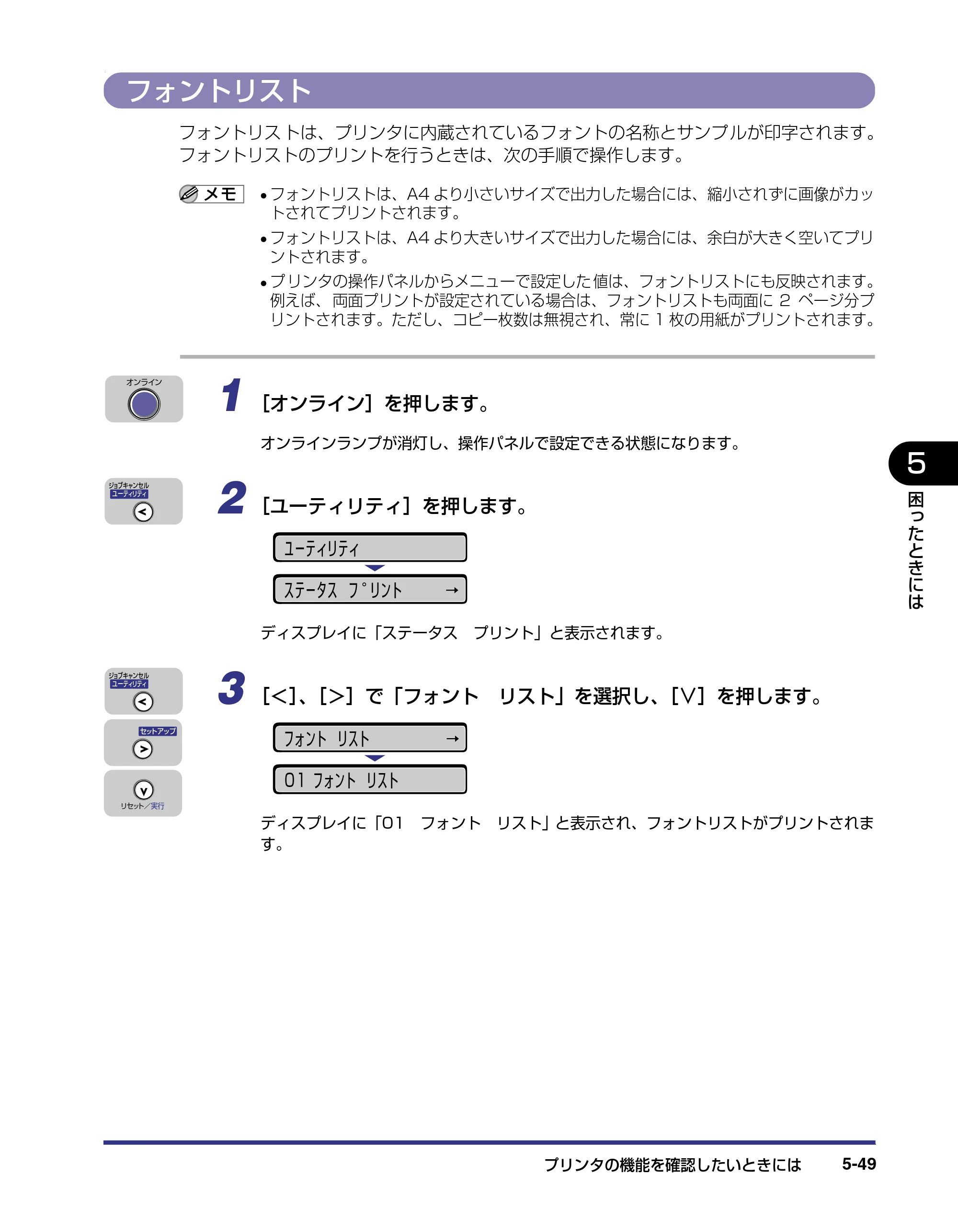 キヤノン LBP-1310 ユーザーズガイド 2006年5月25日更新 （PDF形式／3.71Mバイト） — フォントリスト — 原本ページ — 177ページ