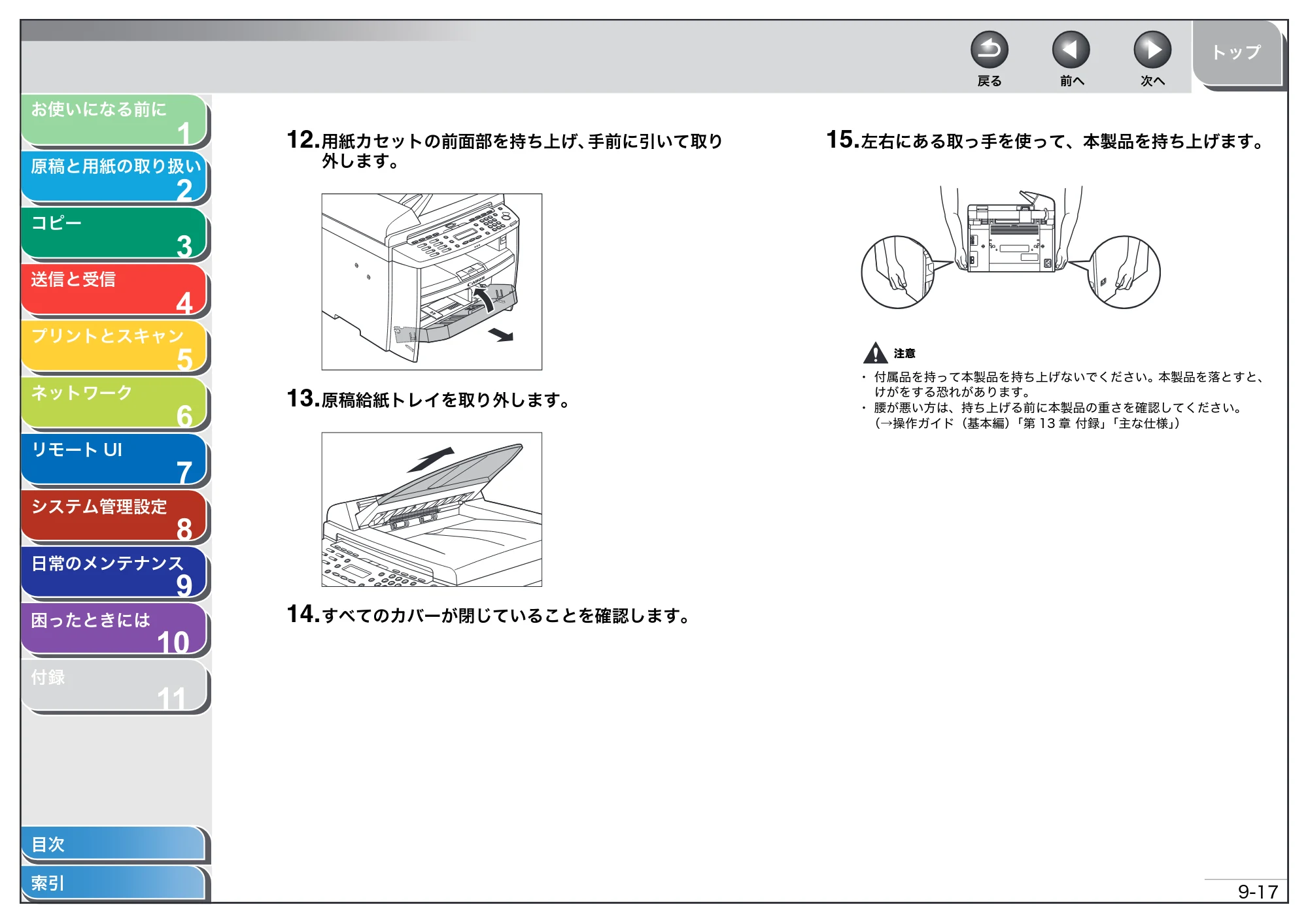 キヤノン MF4680 操作ガイド（総合編） （PDF形式／16.39Mバイト） — 原本ページ — 197ページ