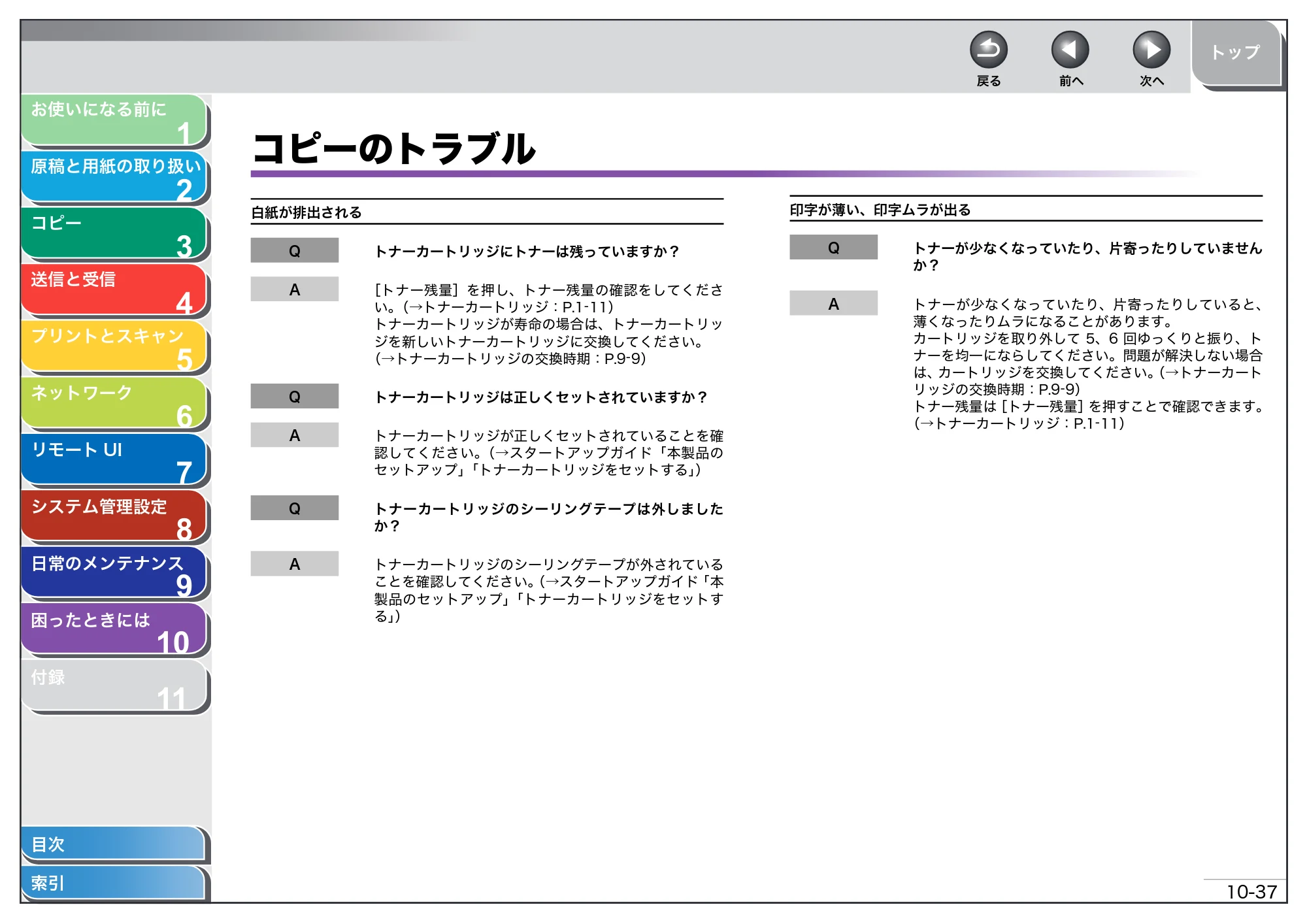 キヤノン MF4680 操作ガイド（総合編） （PDF形式／16.39Mバイト） — コピーのトラブル — 原本ページ — 234ページ