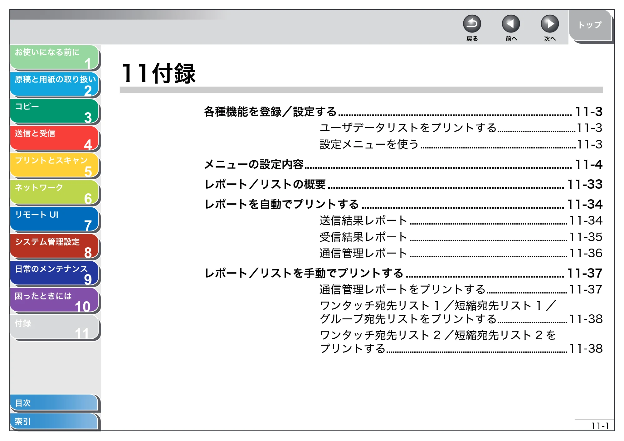 キヤノン MF4680 操作ガイド（総合編） （PDF形式／16.39Mバイト） — 11 付録 — 原本ページ — 247ページ