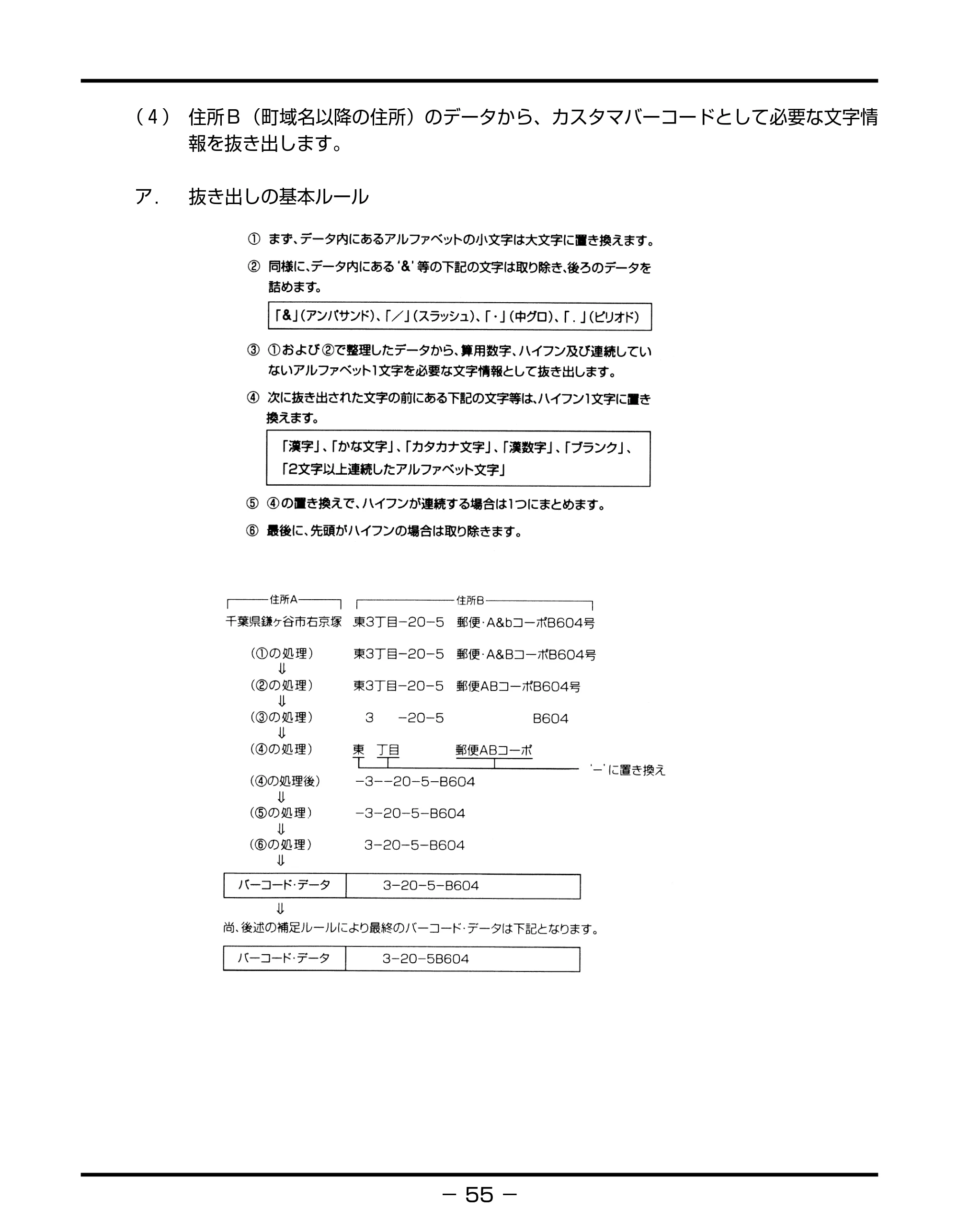 キヤノン BIJ2350/BIJ1350/BIJ1350D バーコードフォントガイド （PDF形式／3.74Mバイト） — 原本ページ — 58ページ