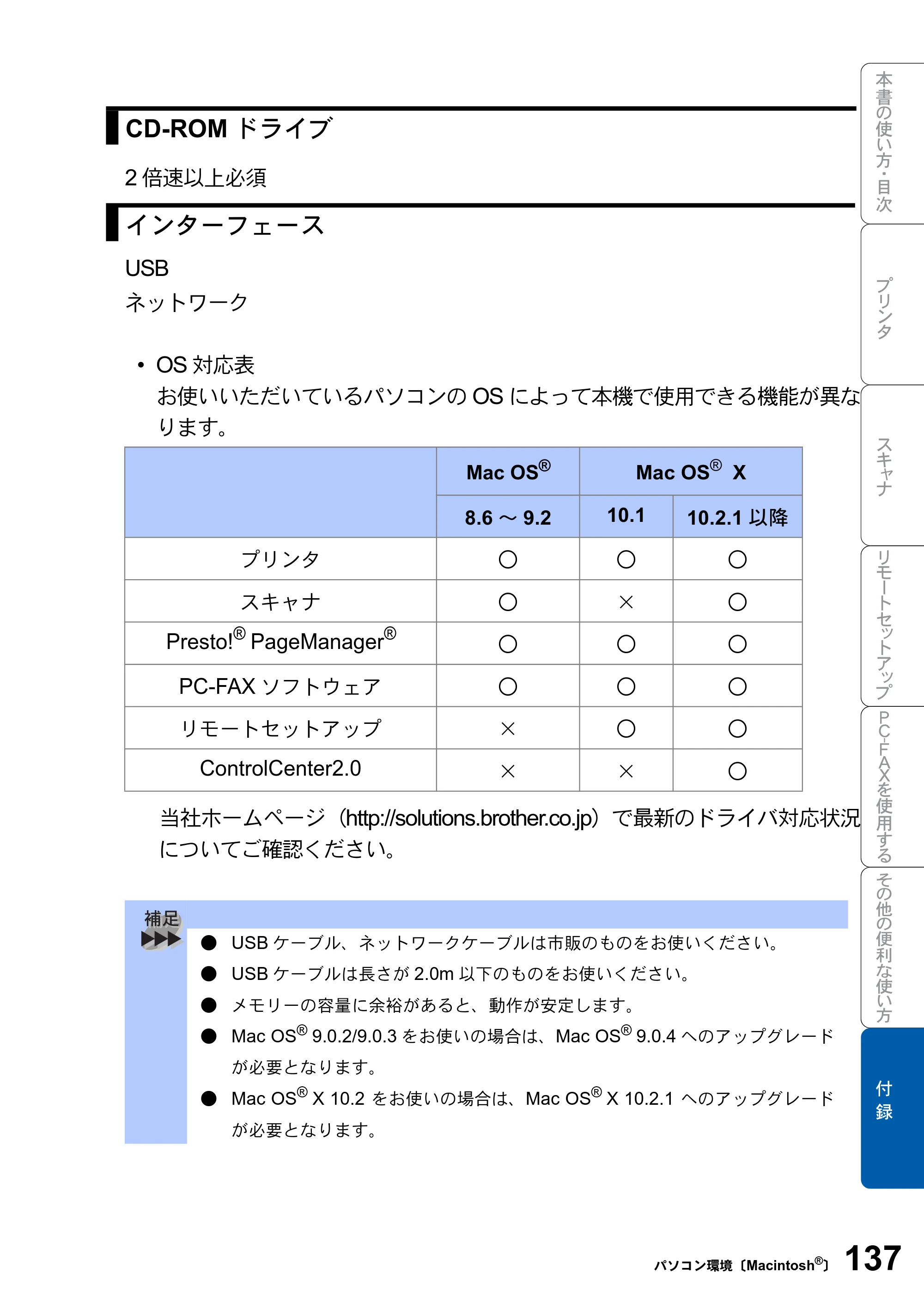 ブラザー MFC-8820JN ユーザーズガイド ～パソコン活用編～ — 原本ページ — 137ページ