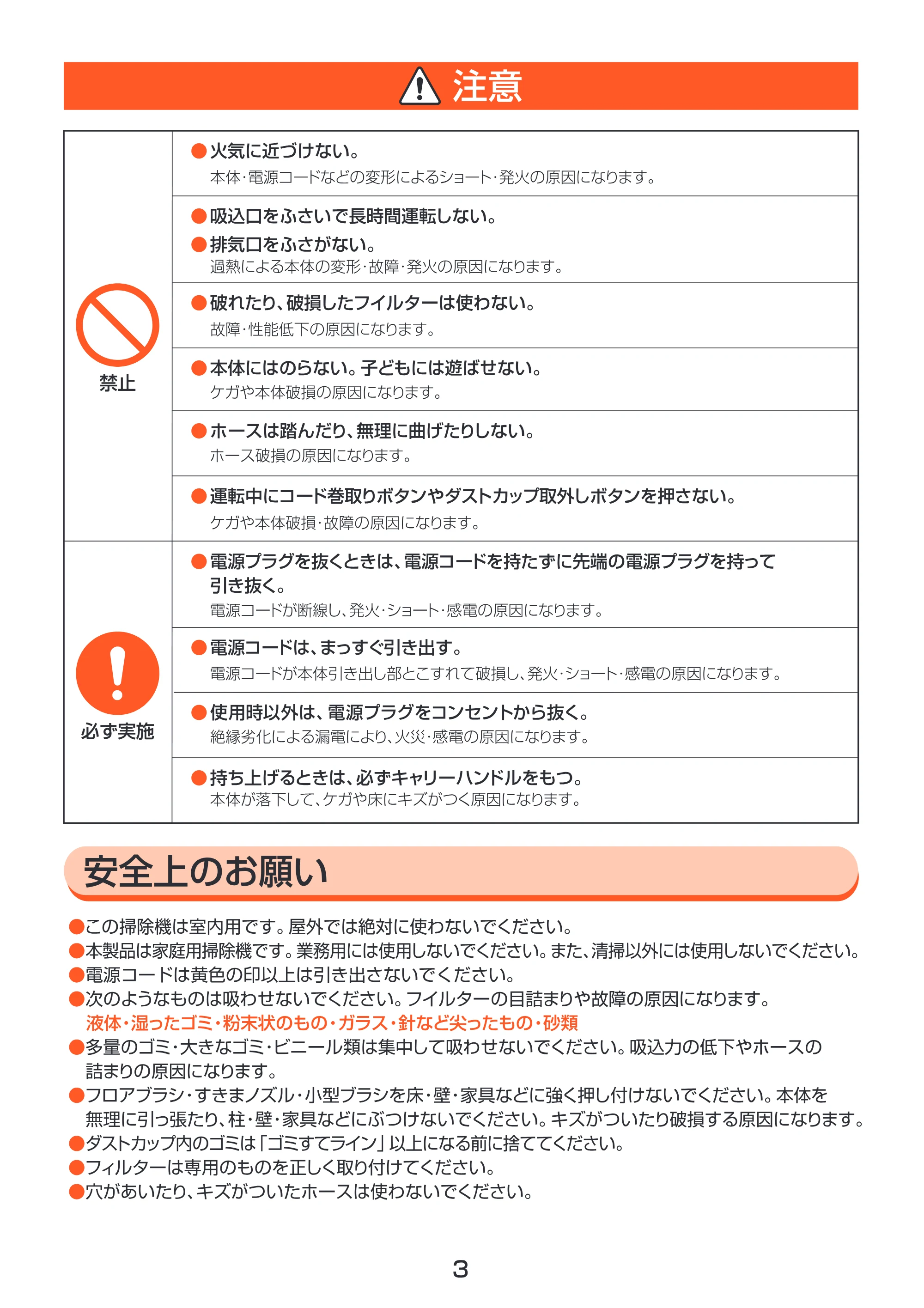 アイリスオーヤマ ECC-100C 取扱説明書 — 原本ページ — 3ページ