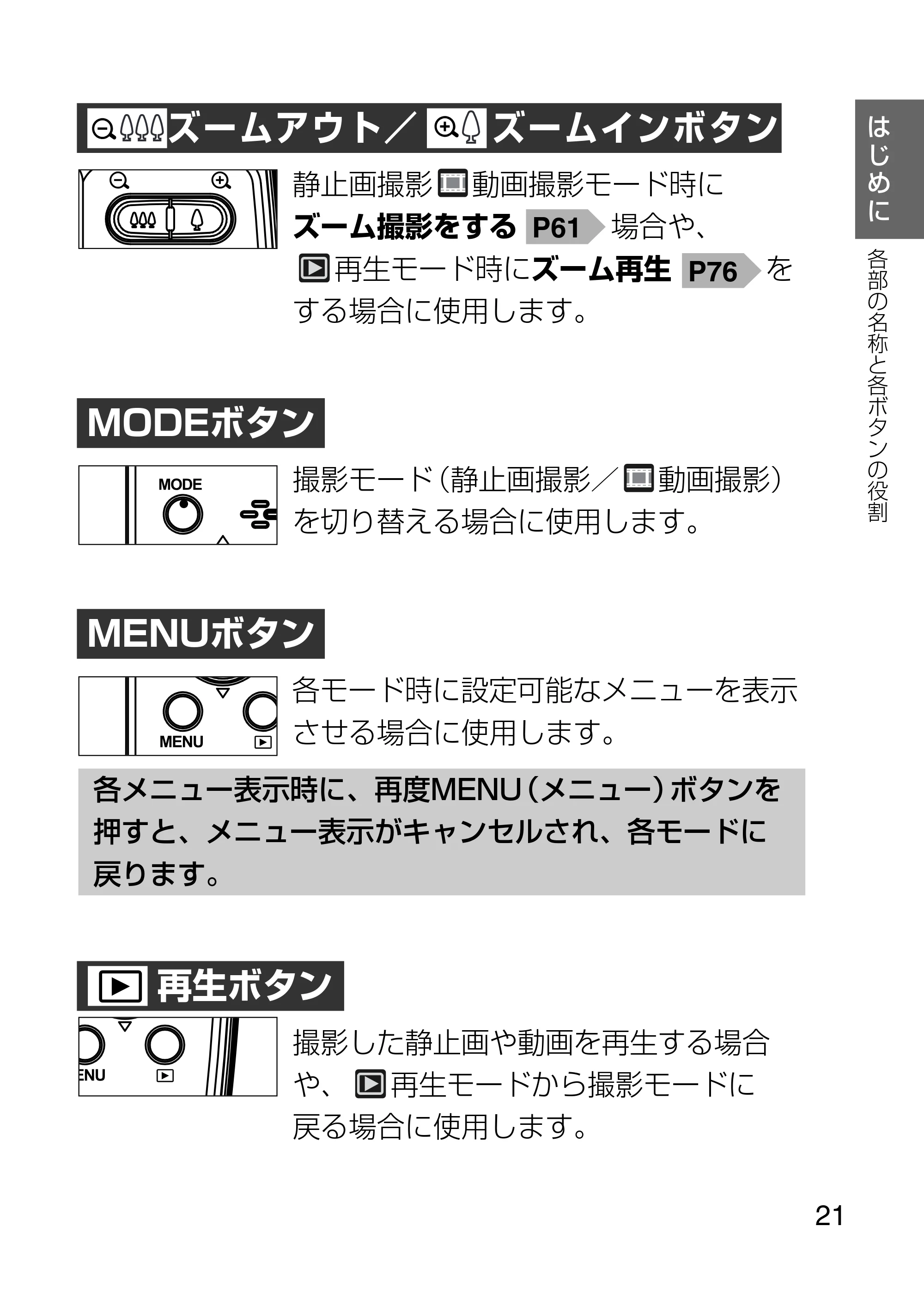 日立 HDC-1231 取扱説明書 — 原本ページ — 21ページ