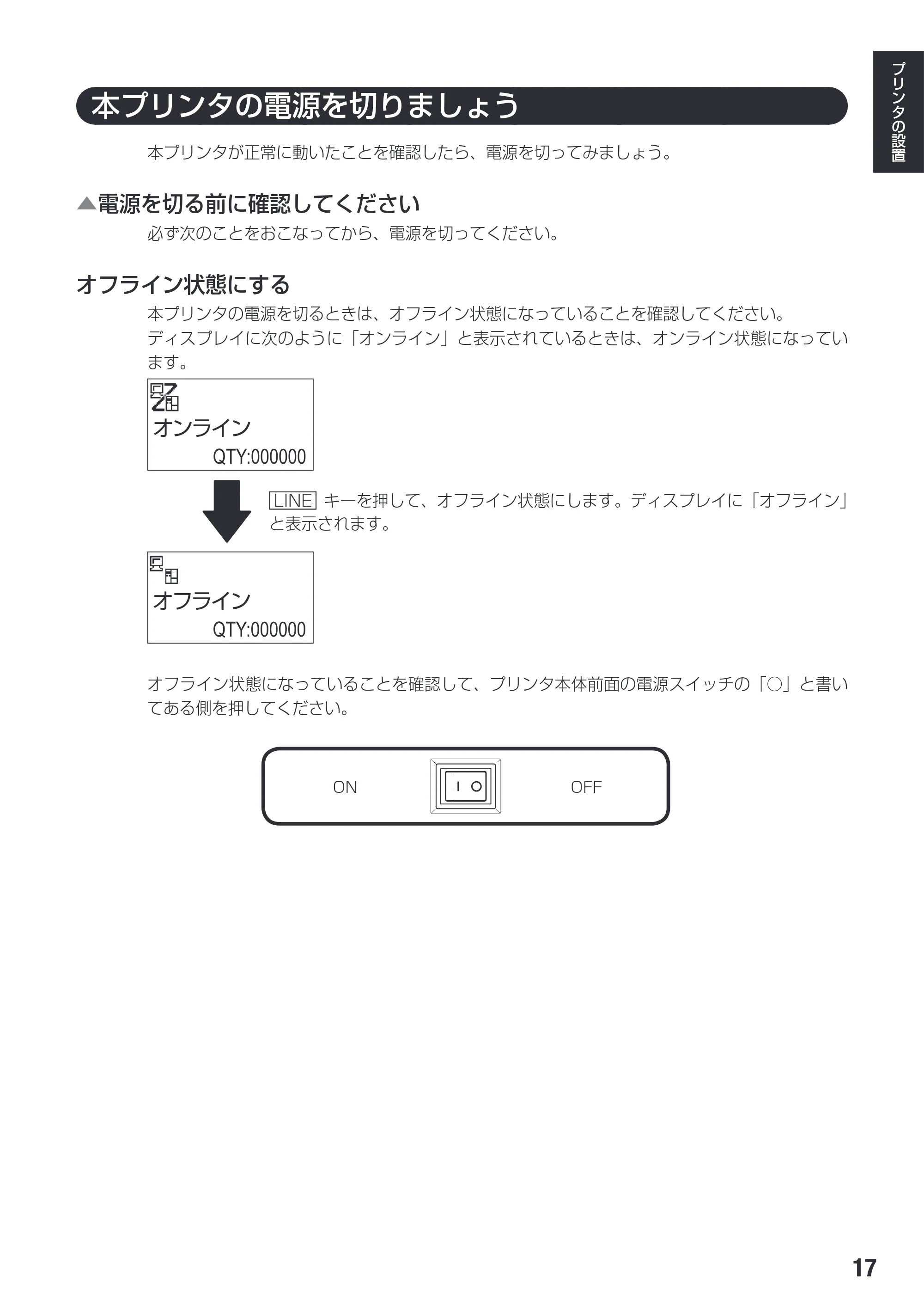 サトー SG608R / 612R 取扱説明書（初版） — 原本ページ — 19ページ