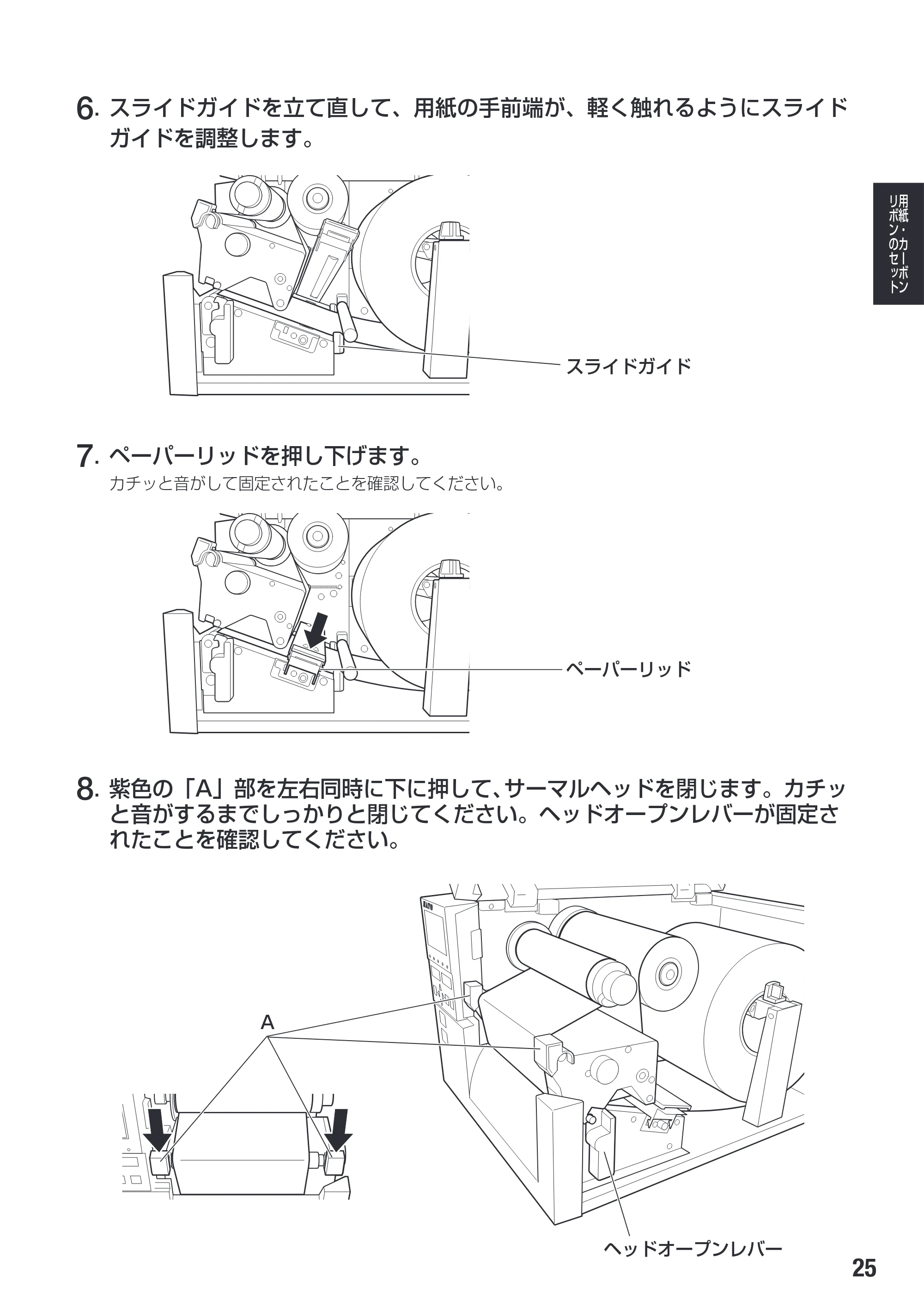 サトー SG608R / 612R 取扱説明書（初版） — 原本ページ — 27ページ