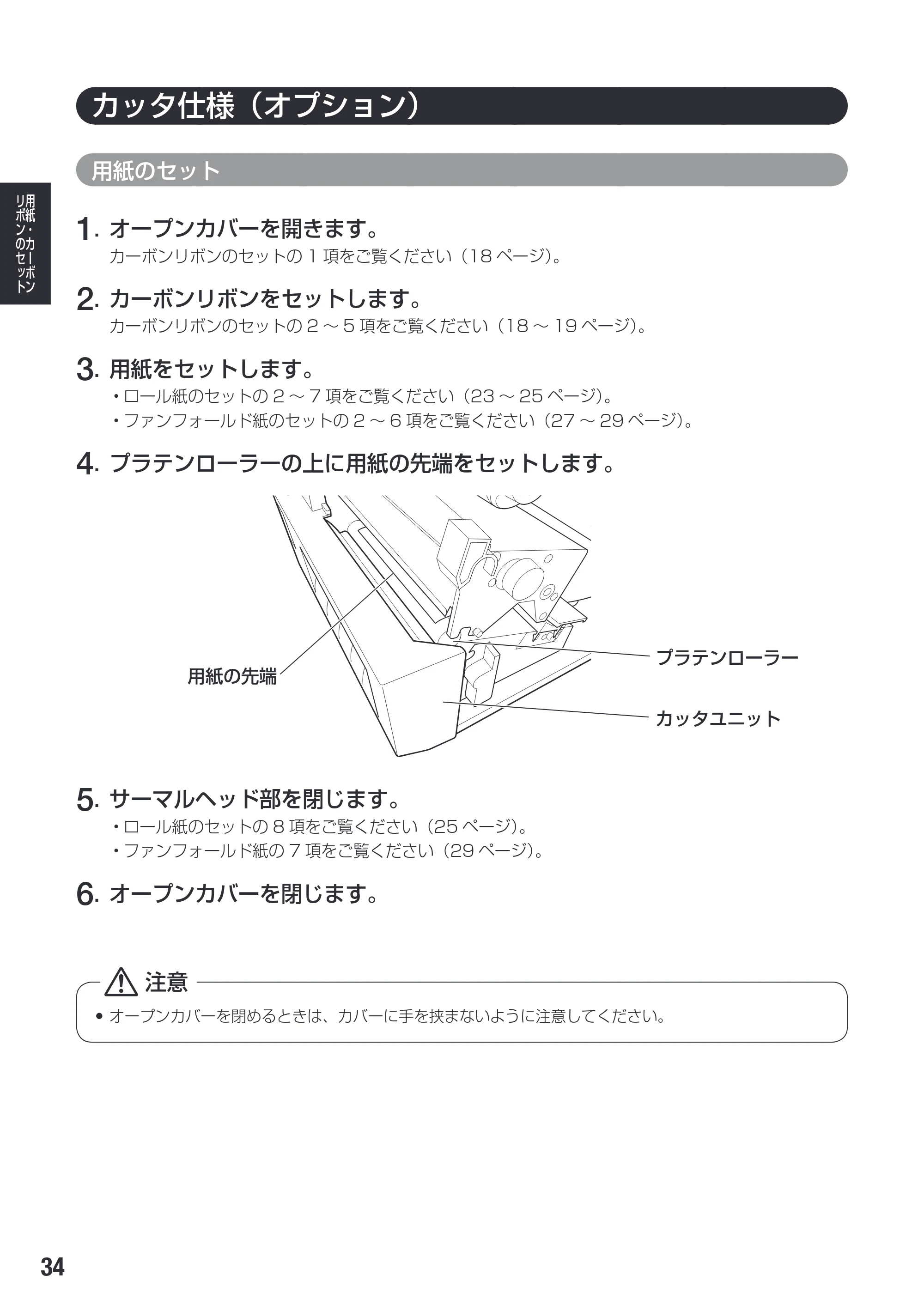 サトー SG608R / 612R 取扱説明書（初版） — 原本ページ — 36ページ