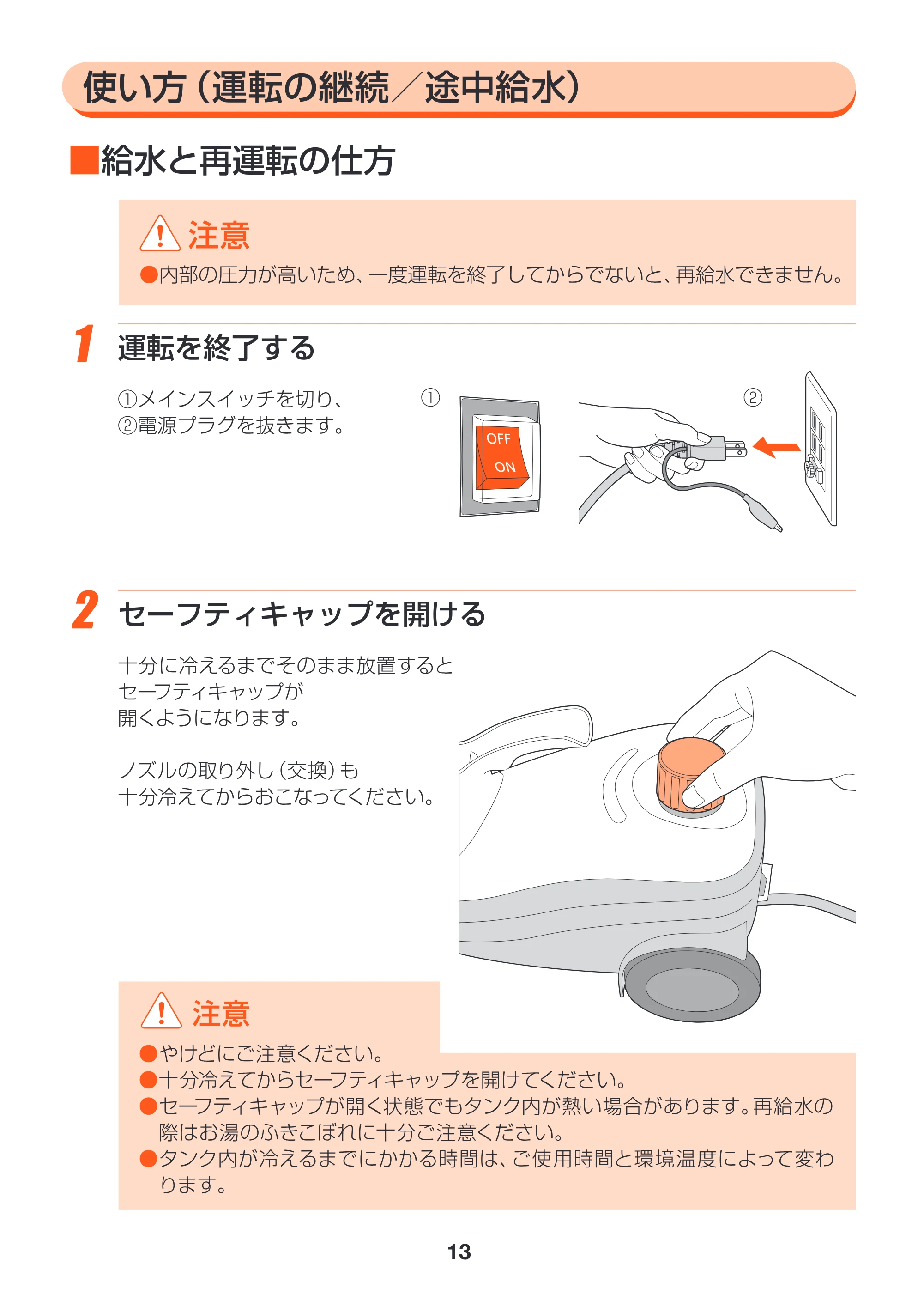 アイリスオーヤマ STM-415 取扱説明書 — 原本ページ — 13ページ