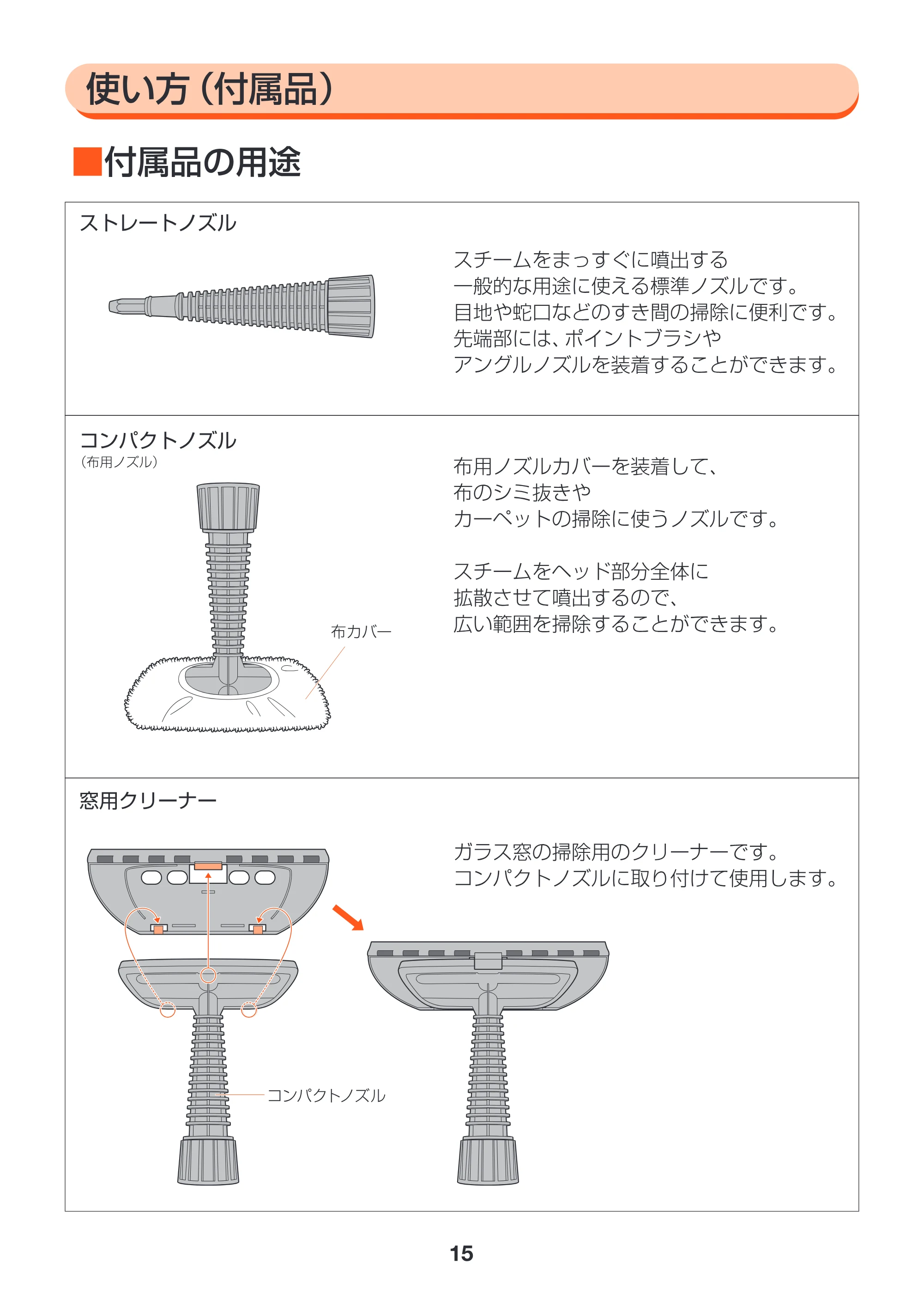 アイリスオーヤマ STM-415 取扱説明書 — 原本ページ — 15ページ