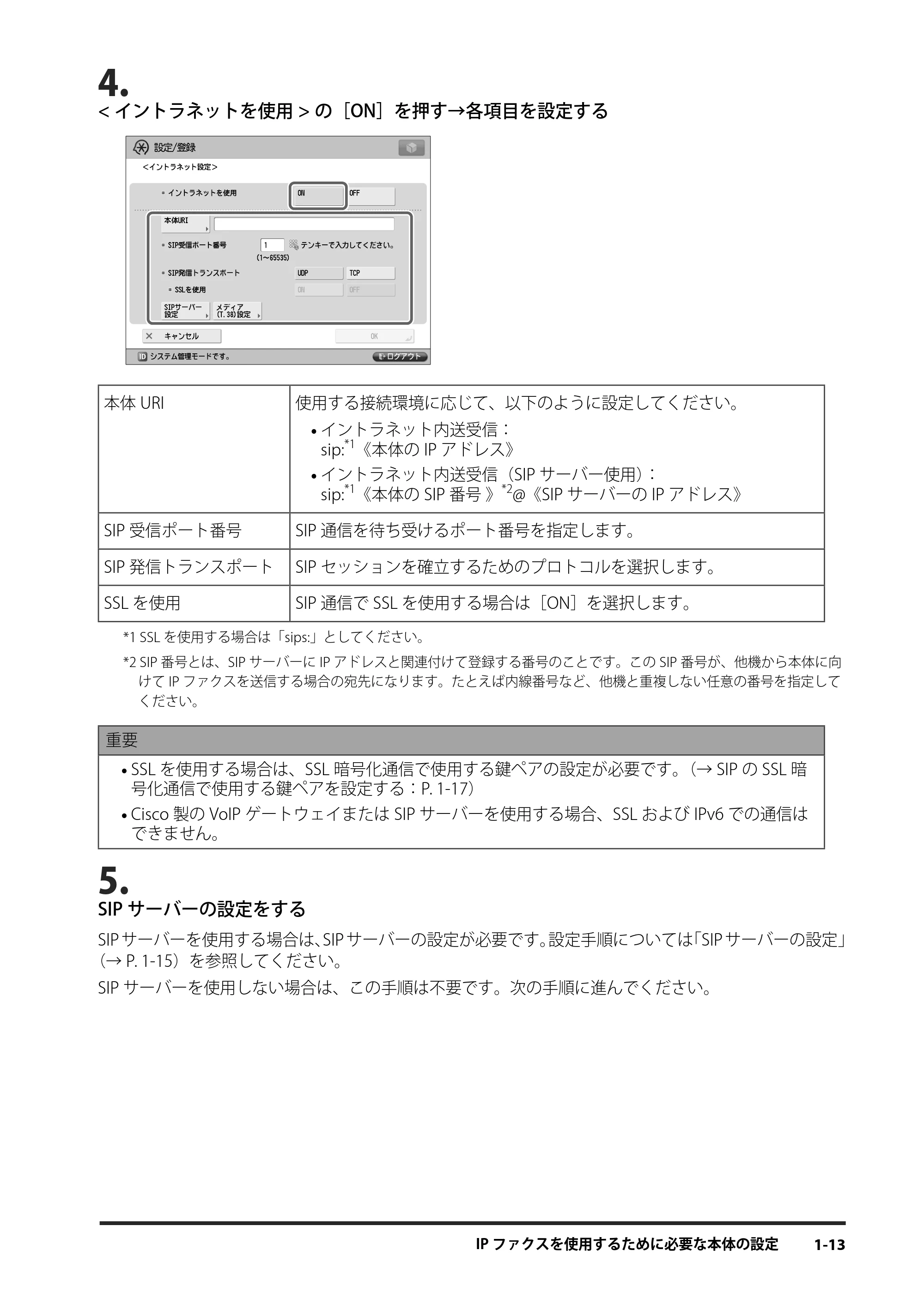 キヤノン imageRUNNER ADVANCE 4245F/4245F-R/4245/4235F/4235/4225F/4225 IPファクス拡張キット ユーザーズガイド 2013年12月5日更新（PDF：1.45MB） — 原本ページ — 21ページ