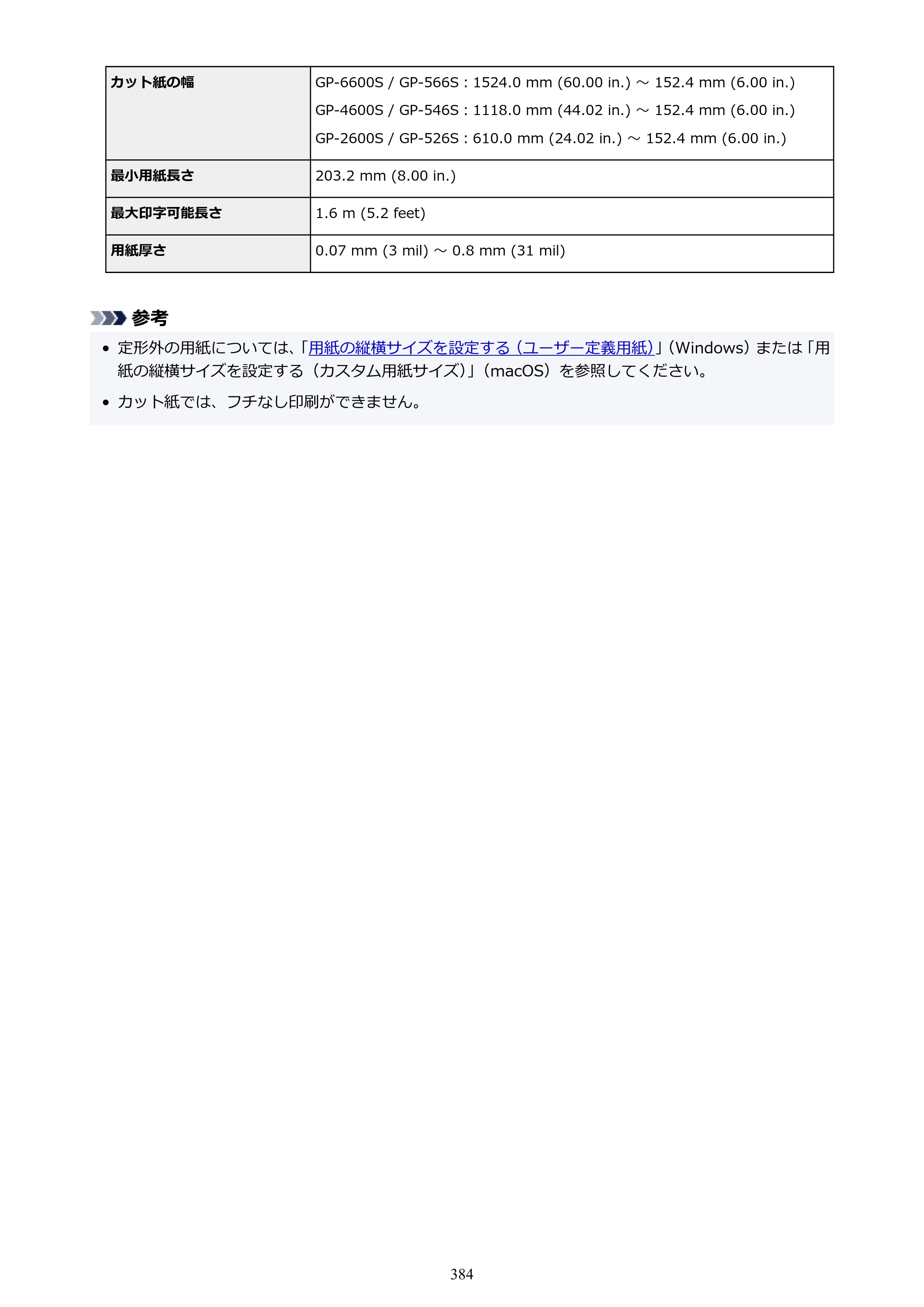 キヤノン GP-6600S・GP-4600S・GP-2600S GP-6600S・GP-4600S・GP-2600S （PDF） 電子マニュアル（Windows）2024年4月11日掲載（PDF：9.57MB） — 原本ページ — 384ページ