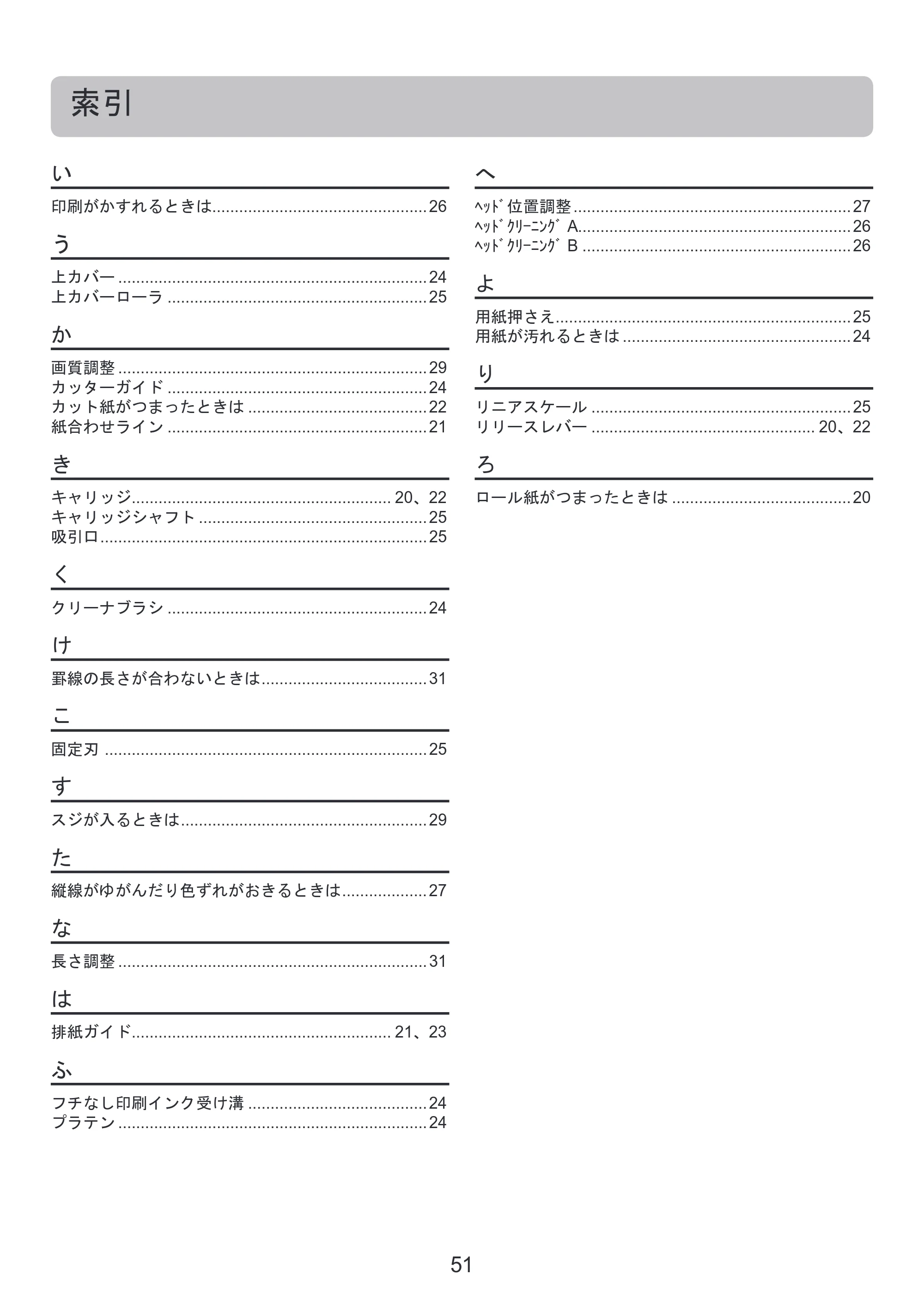 キヤノン iPF8300S 基本操作ガイド 困ったときには (PDF形式/3.98Mバイト) — 原本ページ — 51ページ