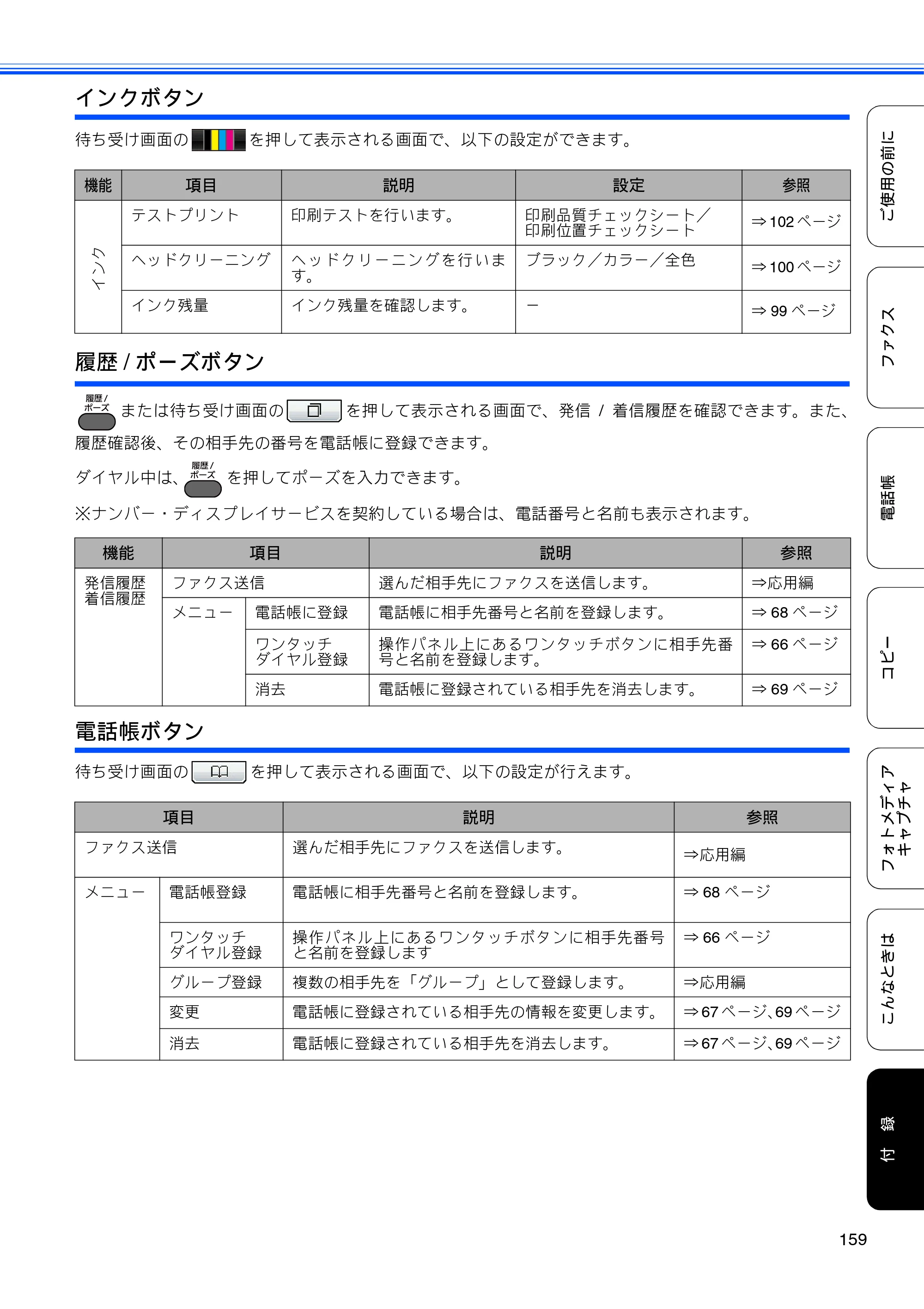 ブラザー MFC-J6910CDW ユーザーズガイド ～基本編～ — 原本ページ — 161ページ