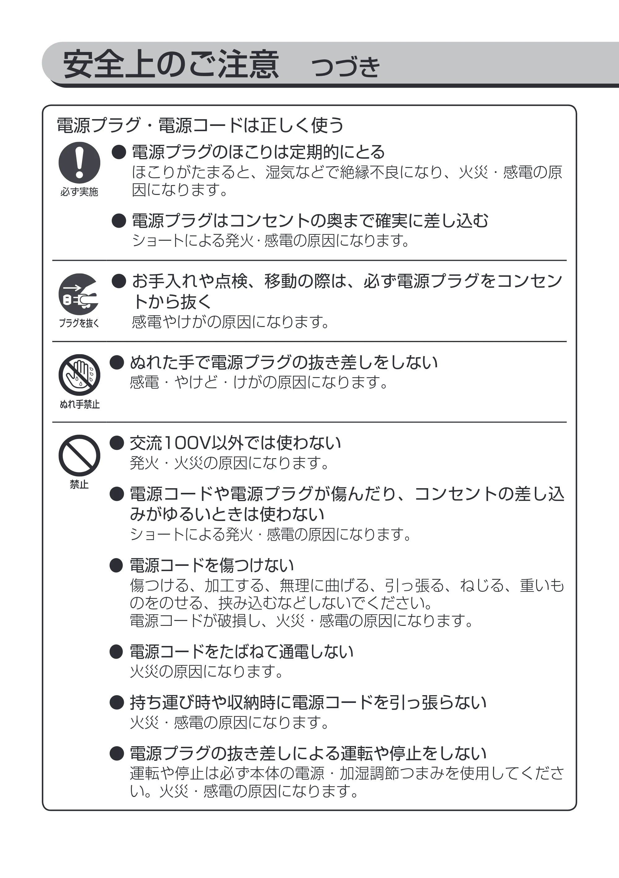 アイリスオーヤマ UHM-450D 取扱説明書 — 原本ページ — 3ページ