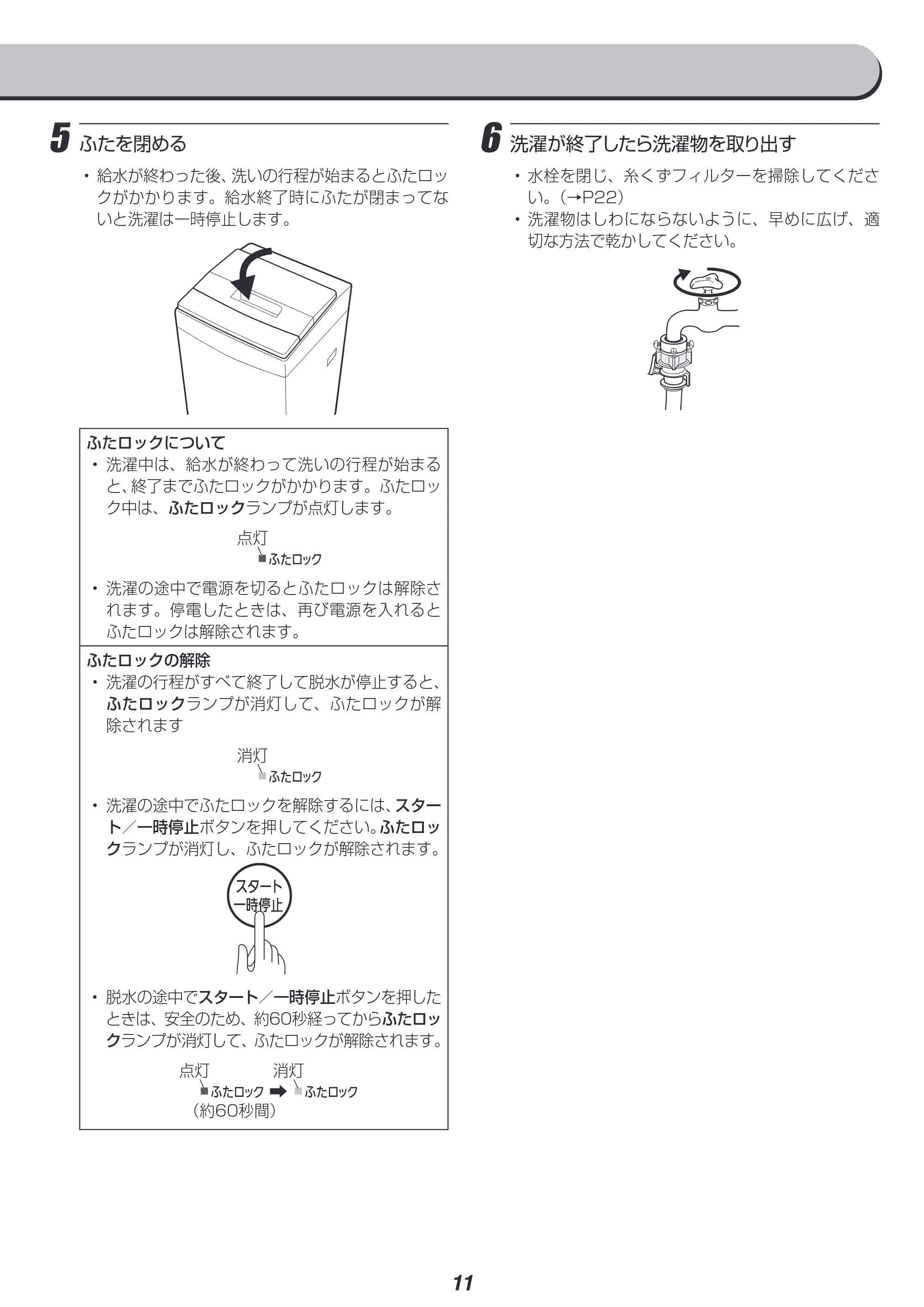 アイリスオーヤマ IAW-T501 取扱説明書 — 原本ページ — 11ページ