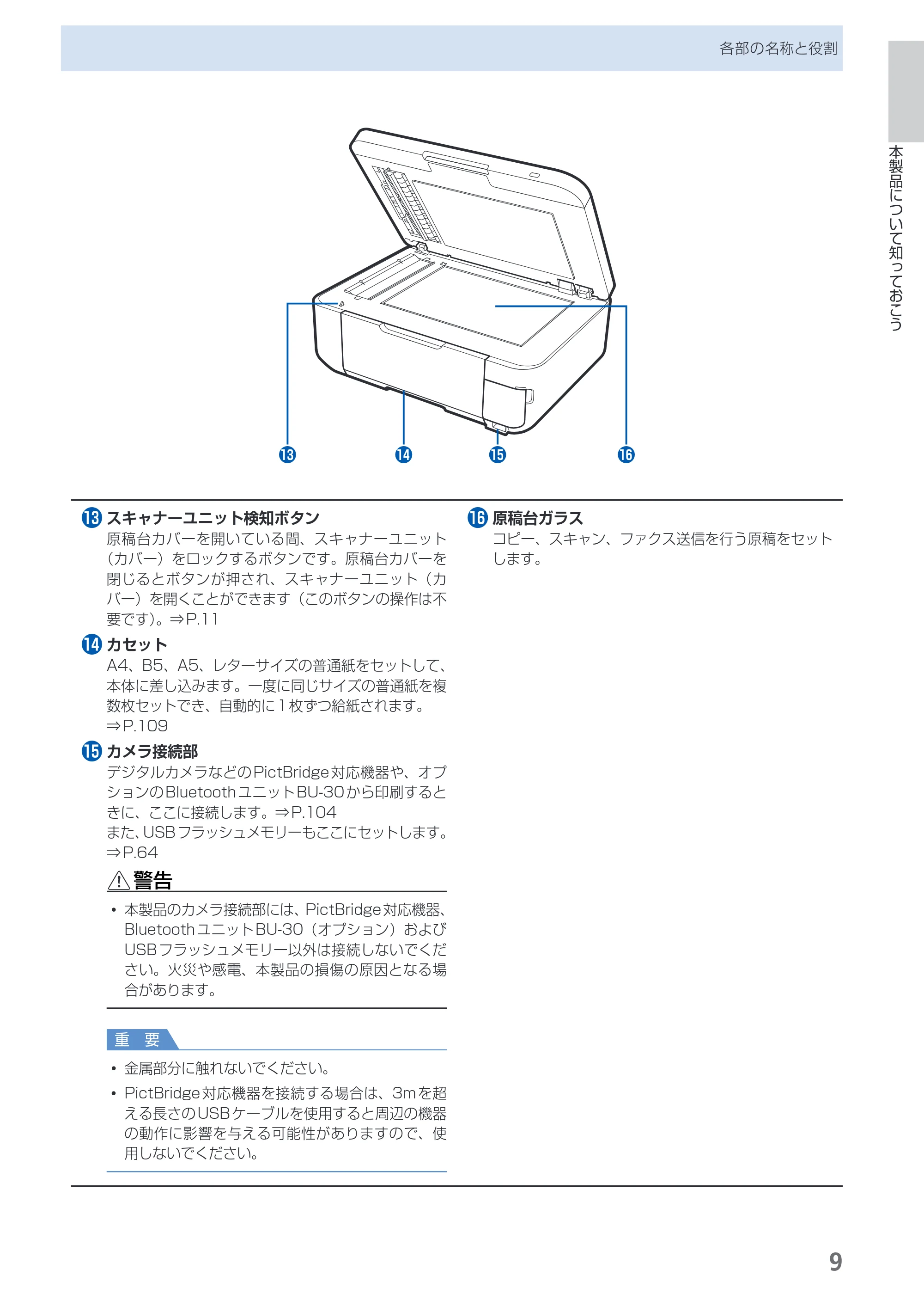 キヤノン PIXUS MX883 らくらく操作ガイド （PDF形式／25.73Mバイト） — 原本ページ — 11ページ