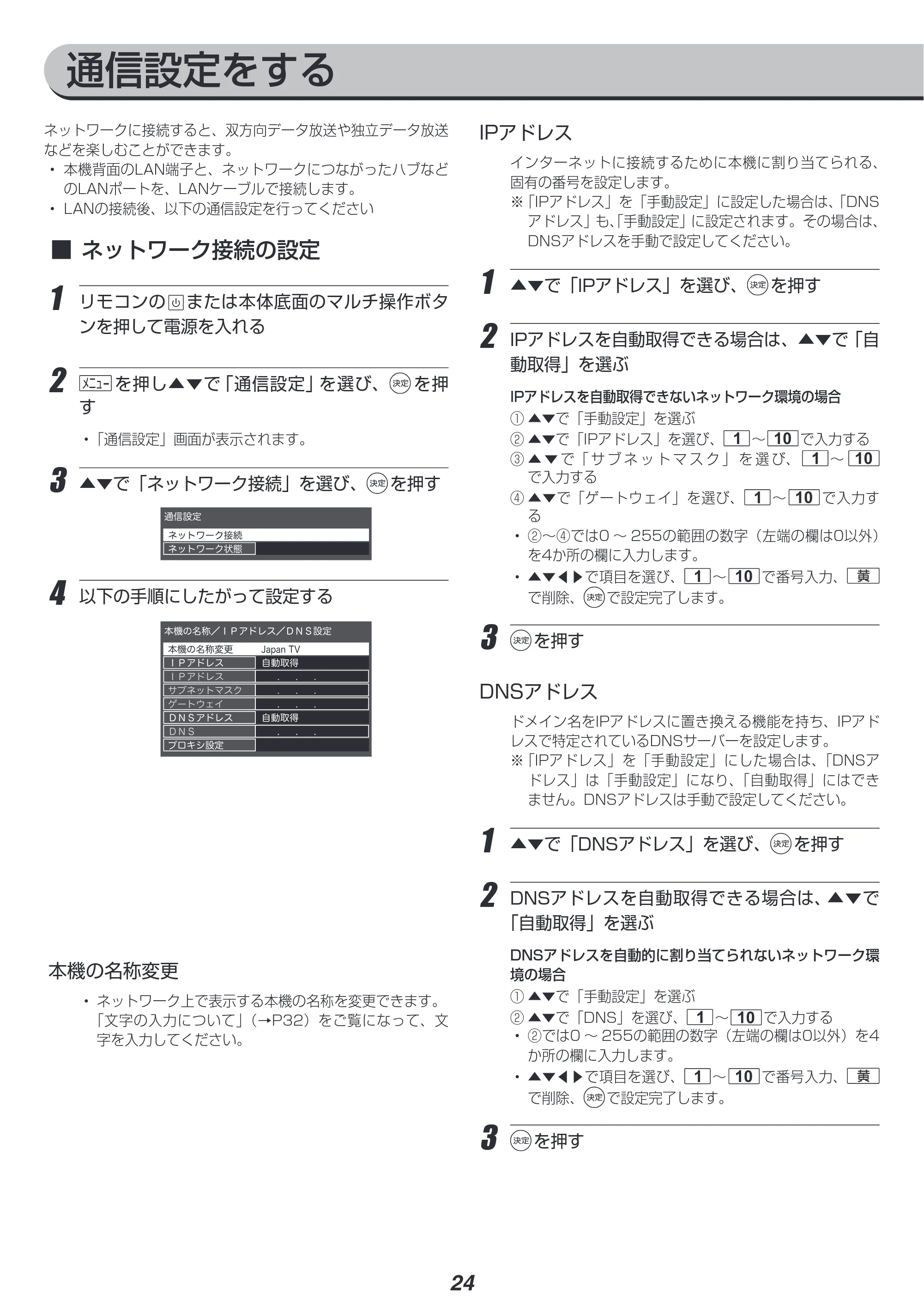 アイリスオーヤマ LT-32C320W 取扱説明書 — 原本ページ — 24ページ