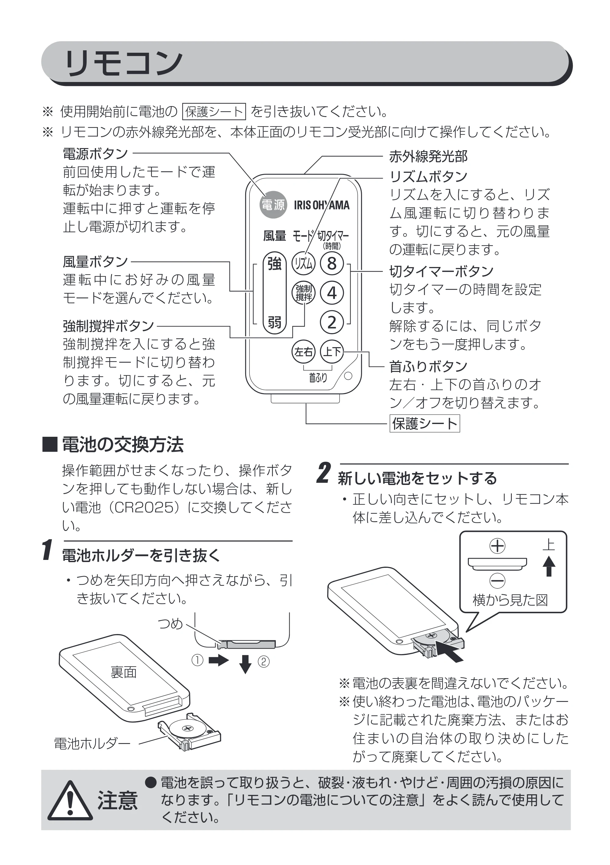 アイリスオーヤマ KCF-BC152T 取扱説明書 — 原本ページ — 9ページ