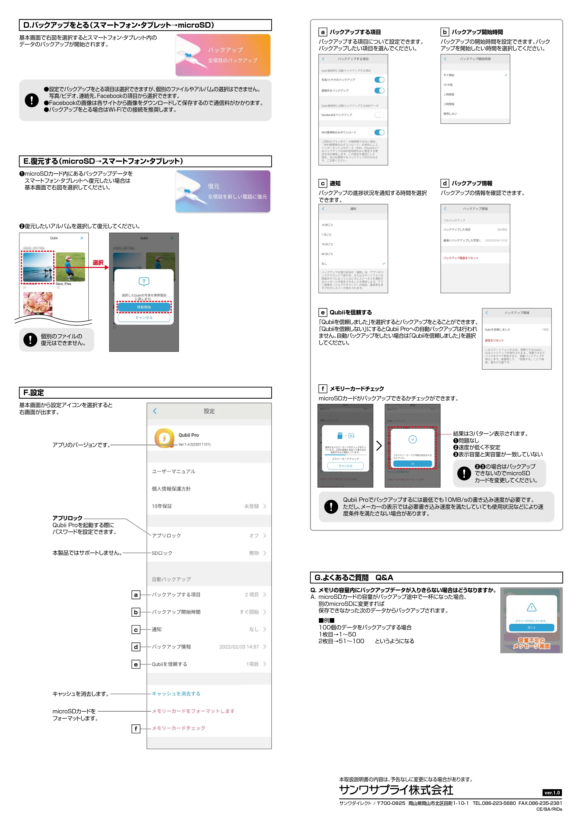サンワサプライ 402-ADRIP015128W 取扱説明書 — 原本ページ — 2ページ