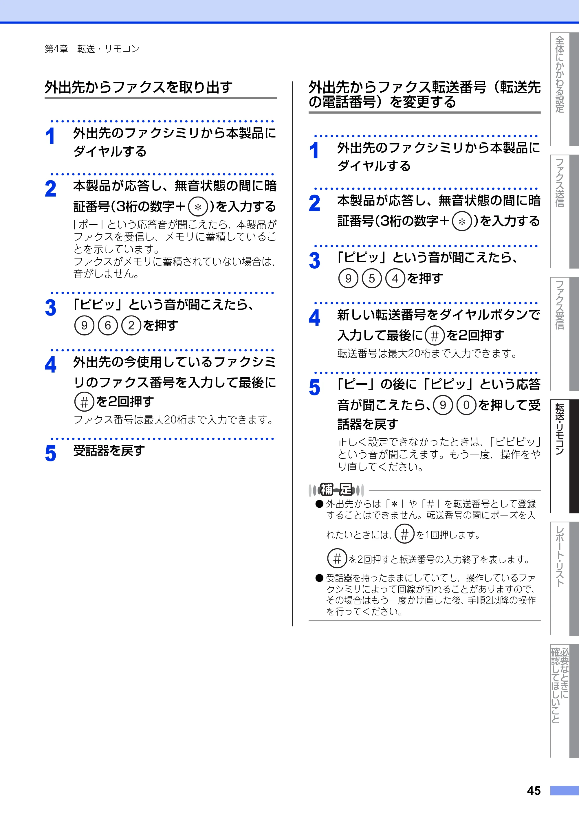 ブラザー FAX-2840 ユーザーズガイド ~応用編~ — 原本ページ — 45ページ