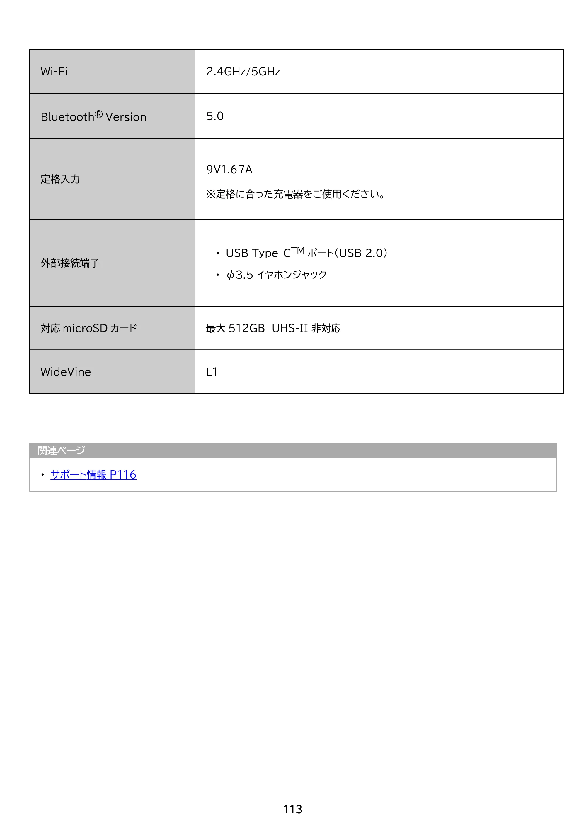 アイリスオーヤマ TM102M4N2-B 取扱説明書 — 原本ページ — 113ページ