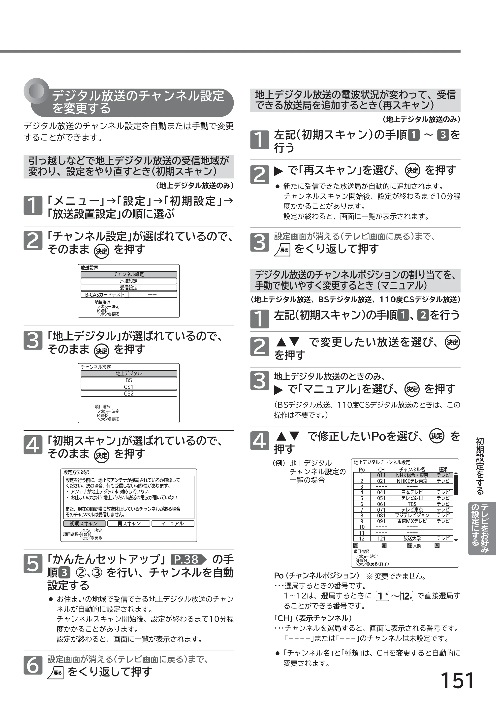 日立 L32-GP35A 取扱説明書 — 原本ページ — 151ページ