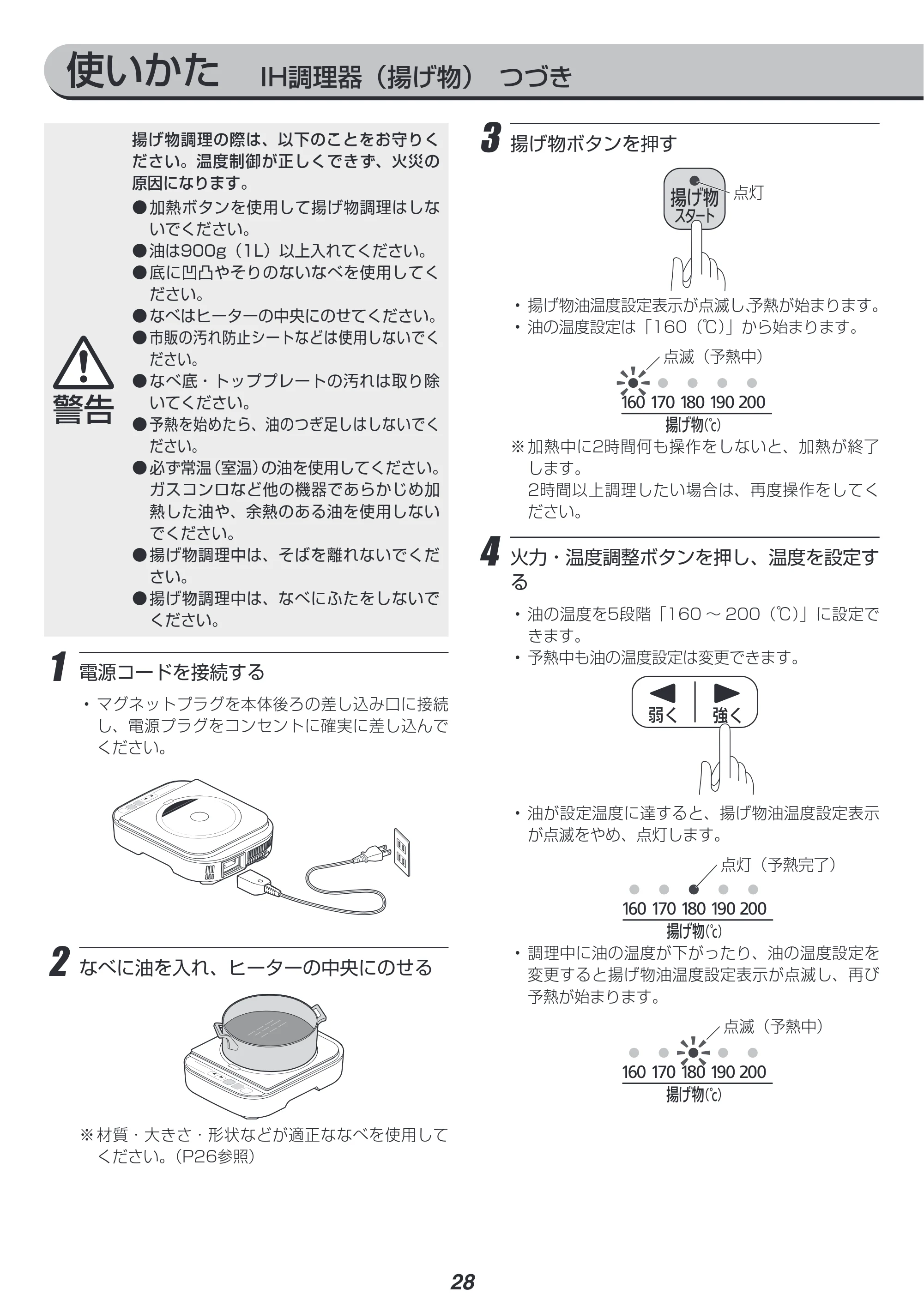 アイリスオーヤマ RC-IA30 取扱説明書 — 原本ページ — 28ページ
