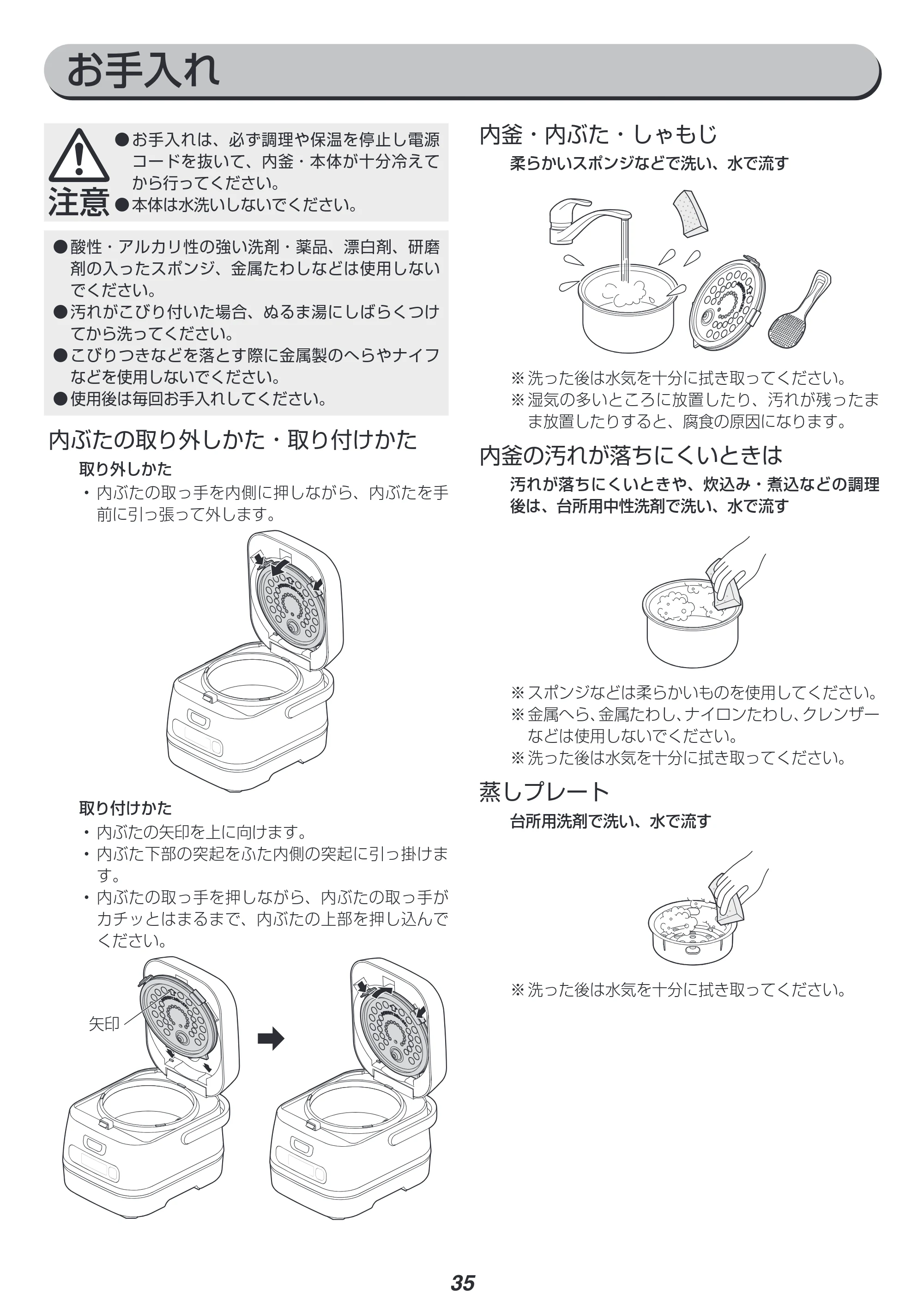アイリスオーヤマ RC-IA30 取扱説明書 — 原本ページ — 35ページ