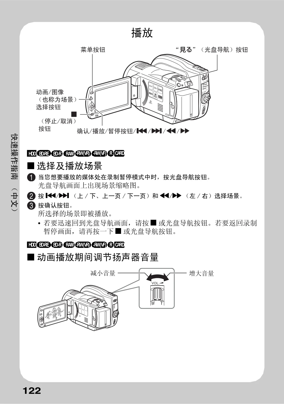 日立 DZ-BD10H 取扱説明書 —  选择及播放场景 — 図版 71-1 — 71ページ