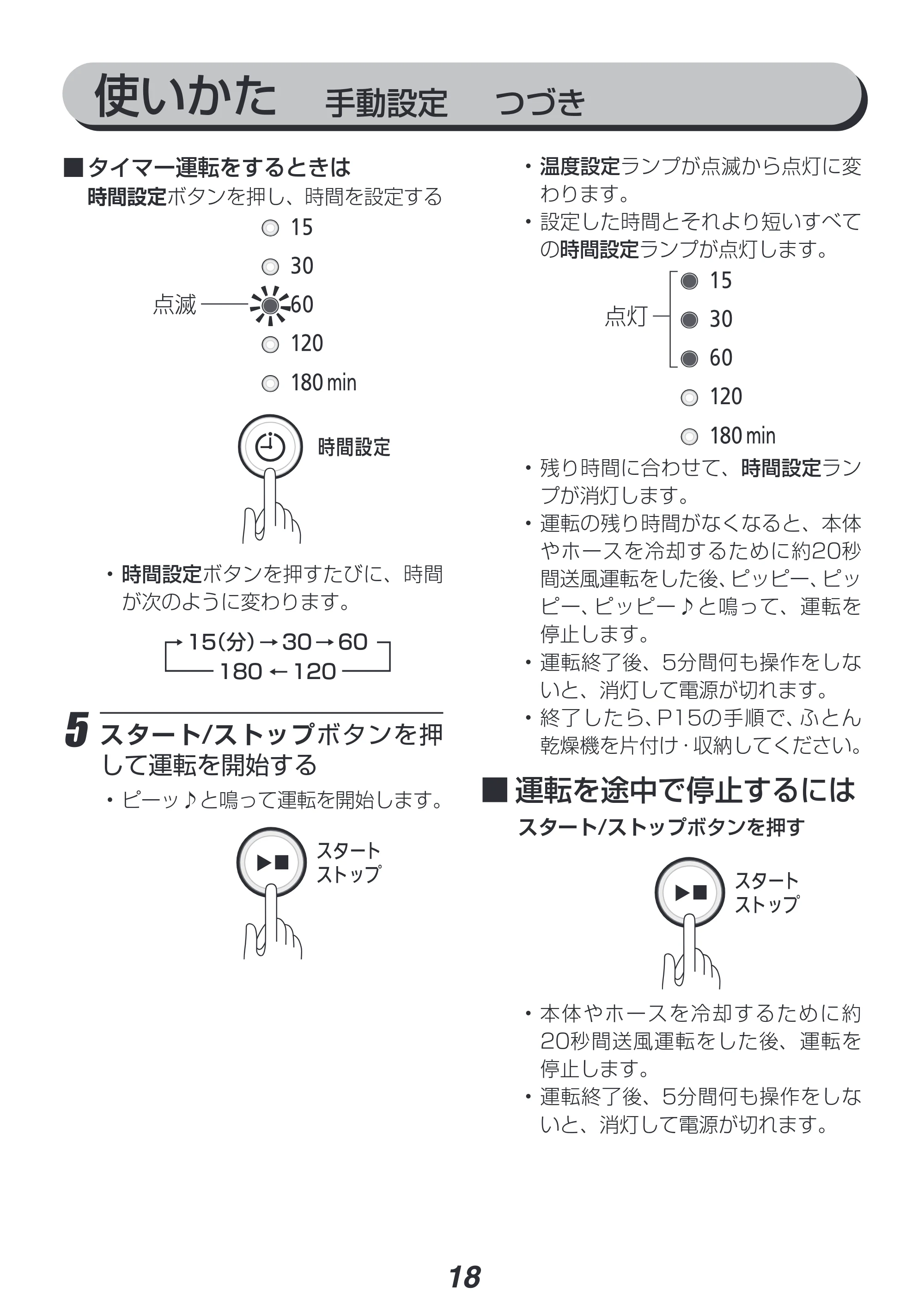 アイリスオーヤマ FK-RD1 取扱説明書 — 原本ページ — 18ページ