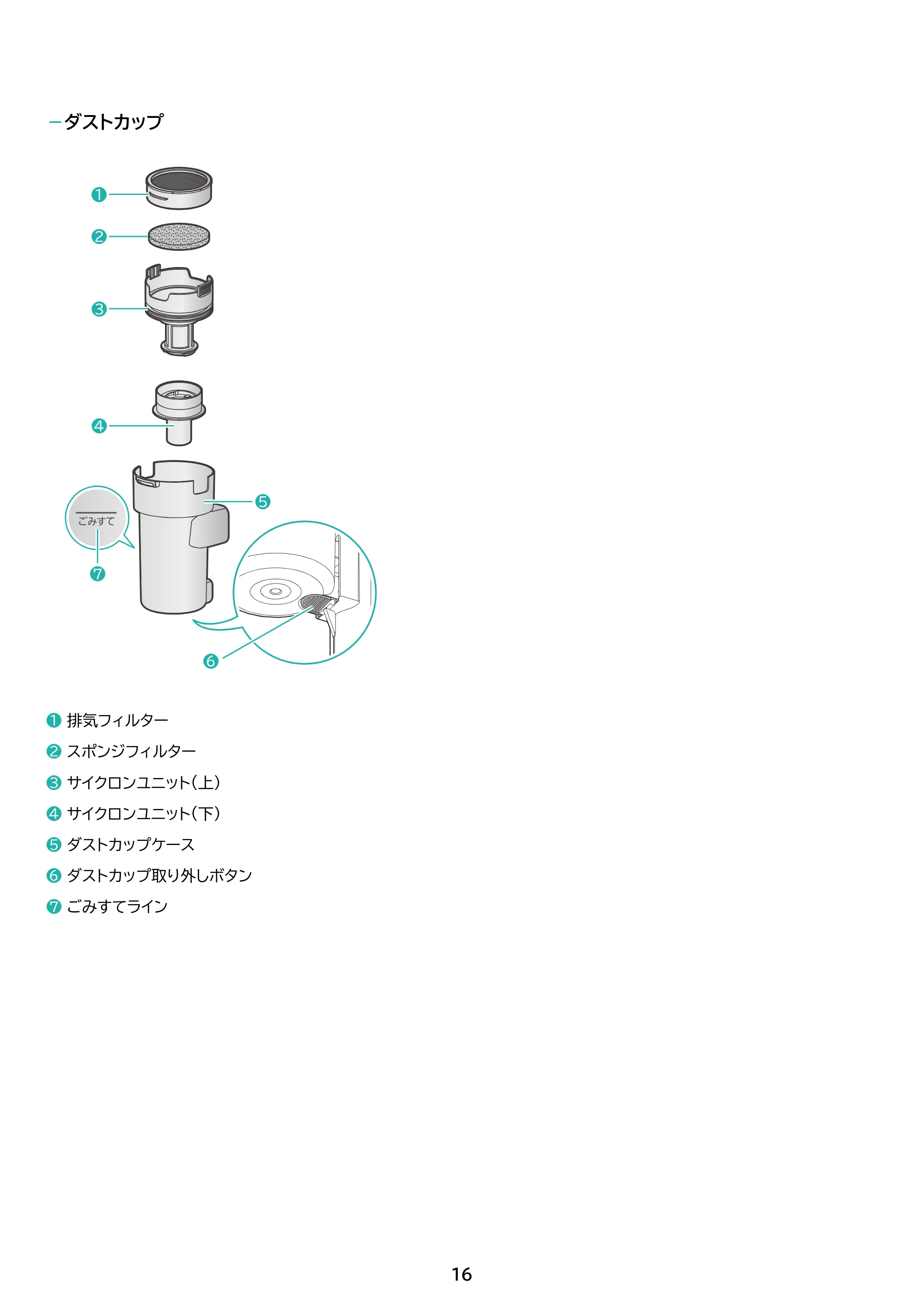 アイリスオーヤマ SCD-230P 取扱説明書 — 原本ページ — 16ページ