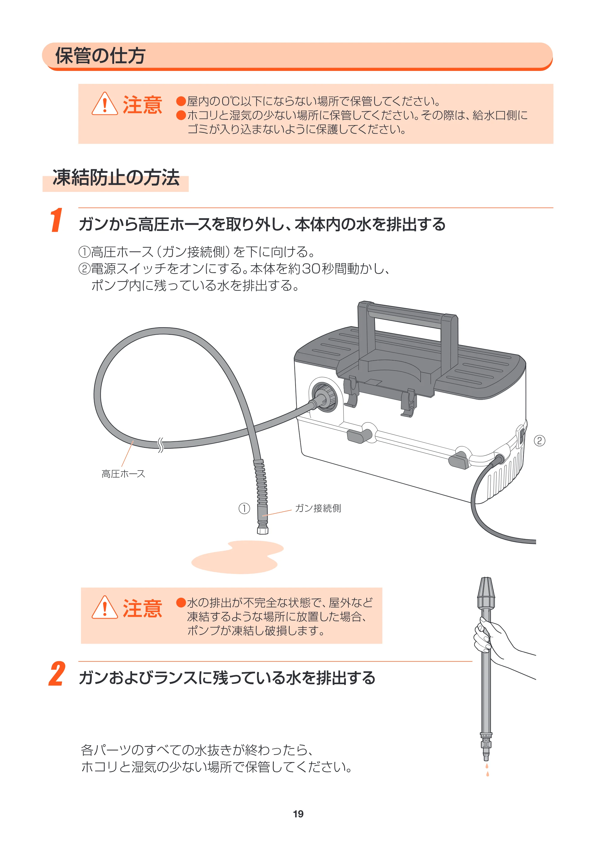 アイリスオーヤマ FBN-604 取扱説明書 — FBN604_P19_保管.ai — 原本ページ — 19ページ