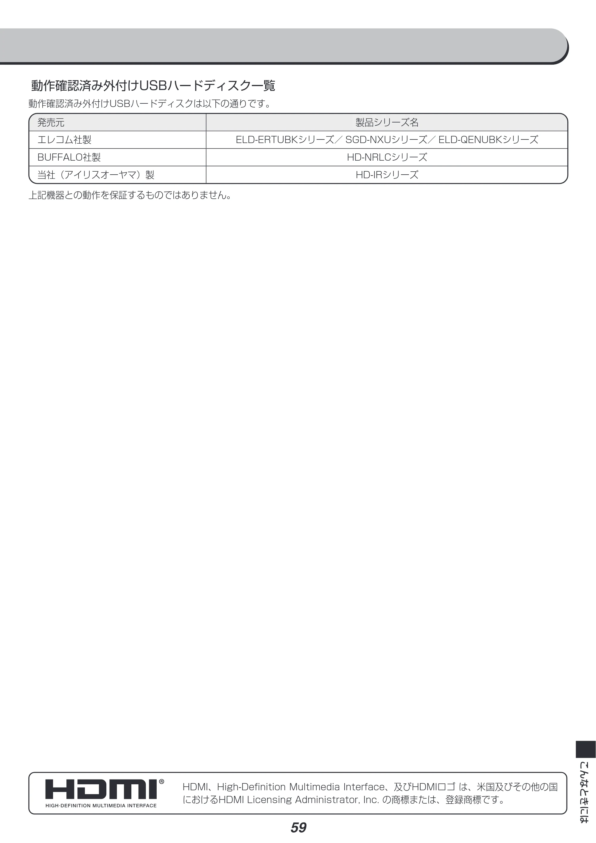 アイリスオーヤマ WB10PB 取扱説明書 — 原本ページ — 59ページ