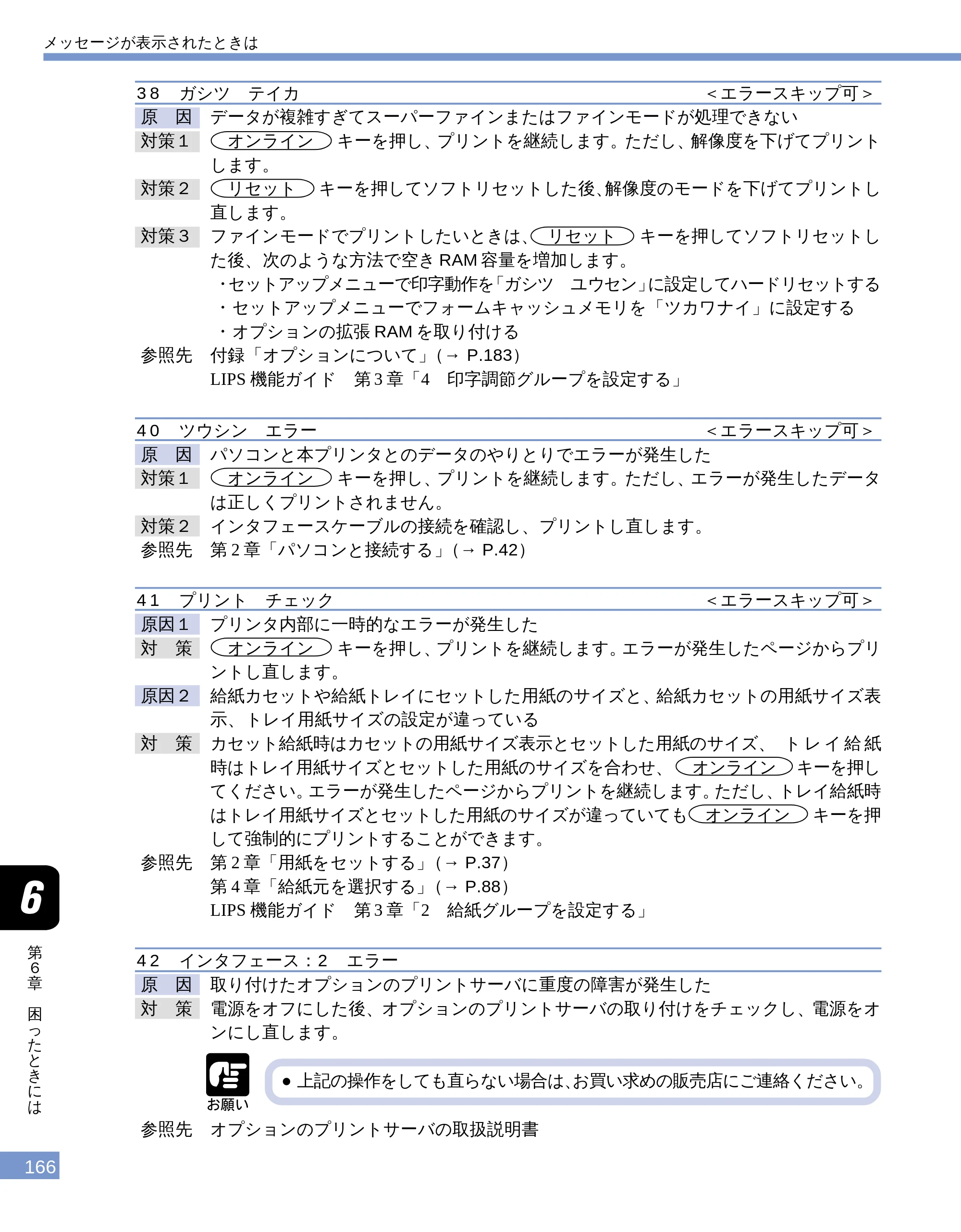 キヤノン LBP-1610 ユーザーズガイド （PDF形式／4.14Mバイト） — 38 ガシツ テイカ — 原本ページ — 164ページ