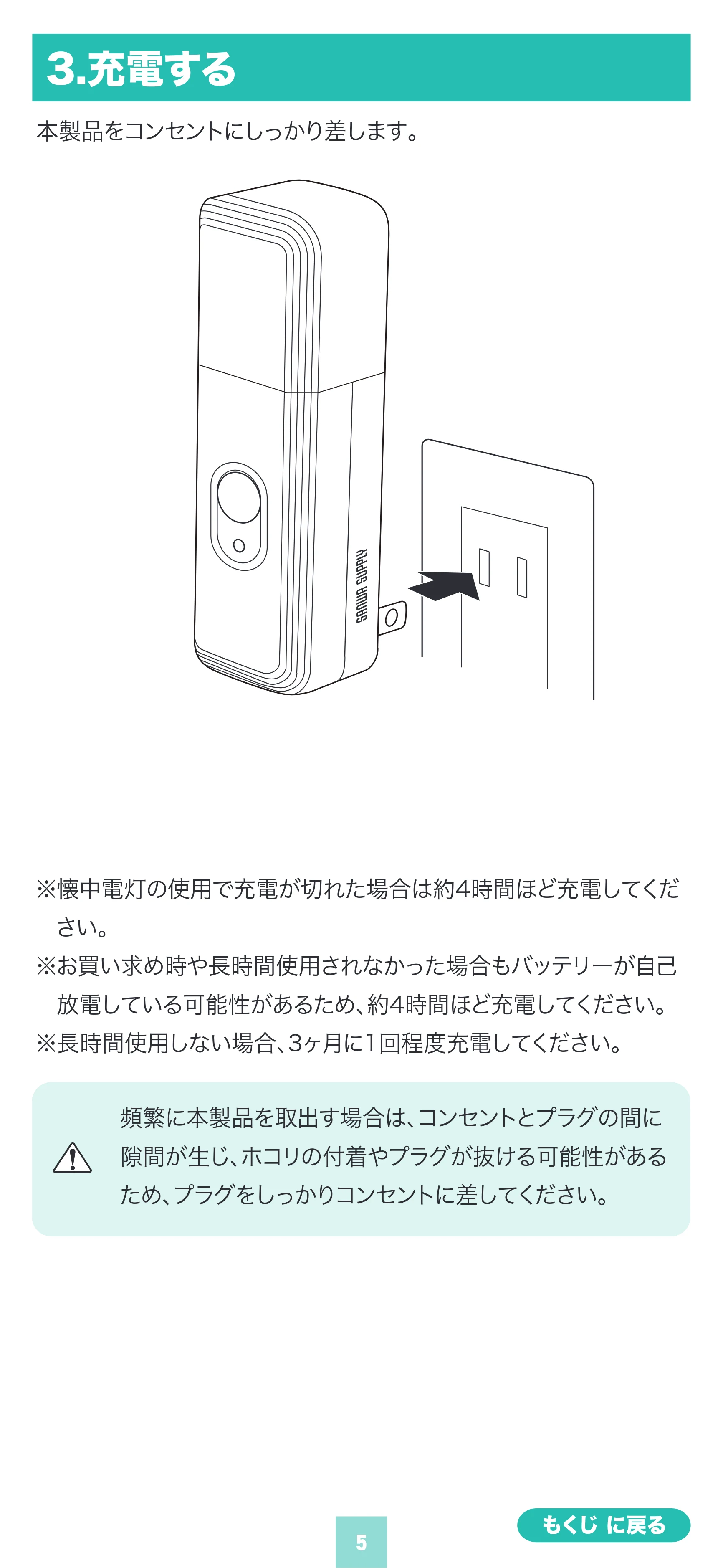 サンワサプライ 800-LED103 取扱説明書 — 原本ページ — 5ページ