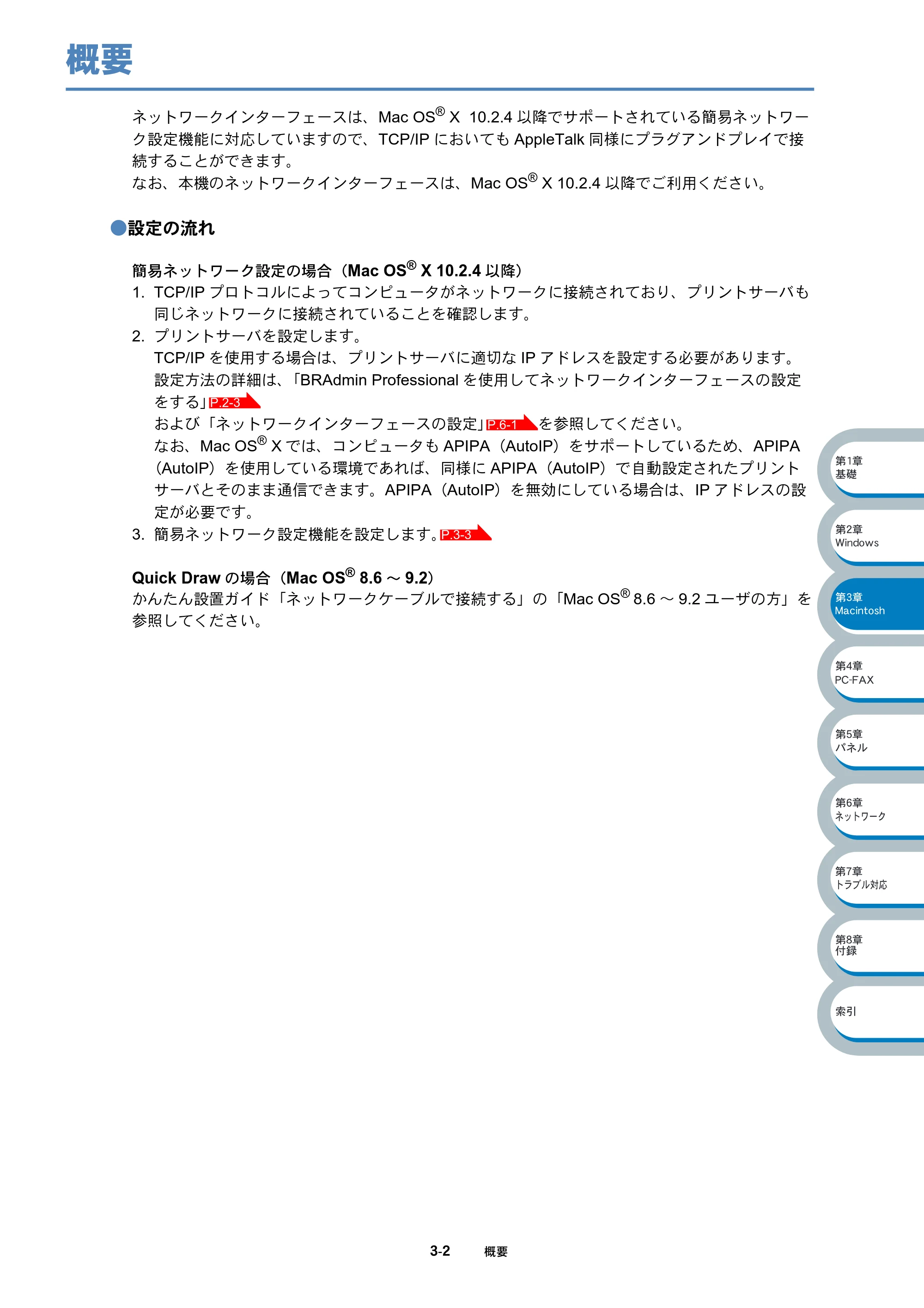 ブラザー MFC-3820JN ネットワーク取扱説明書 — 概要 — 原本ページ — 32ページ