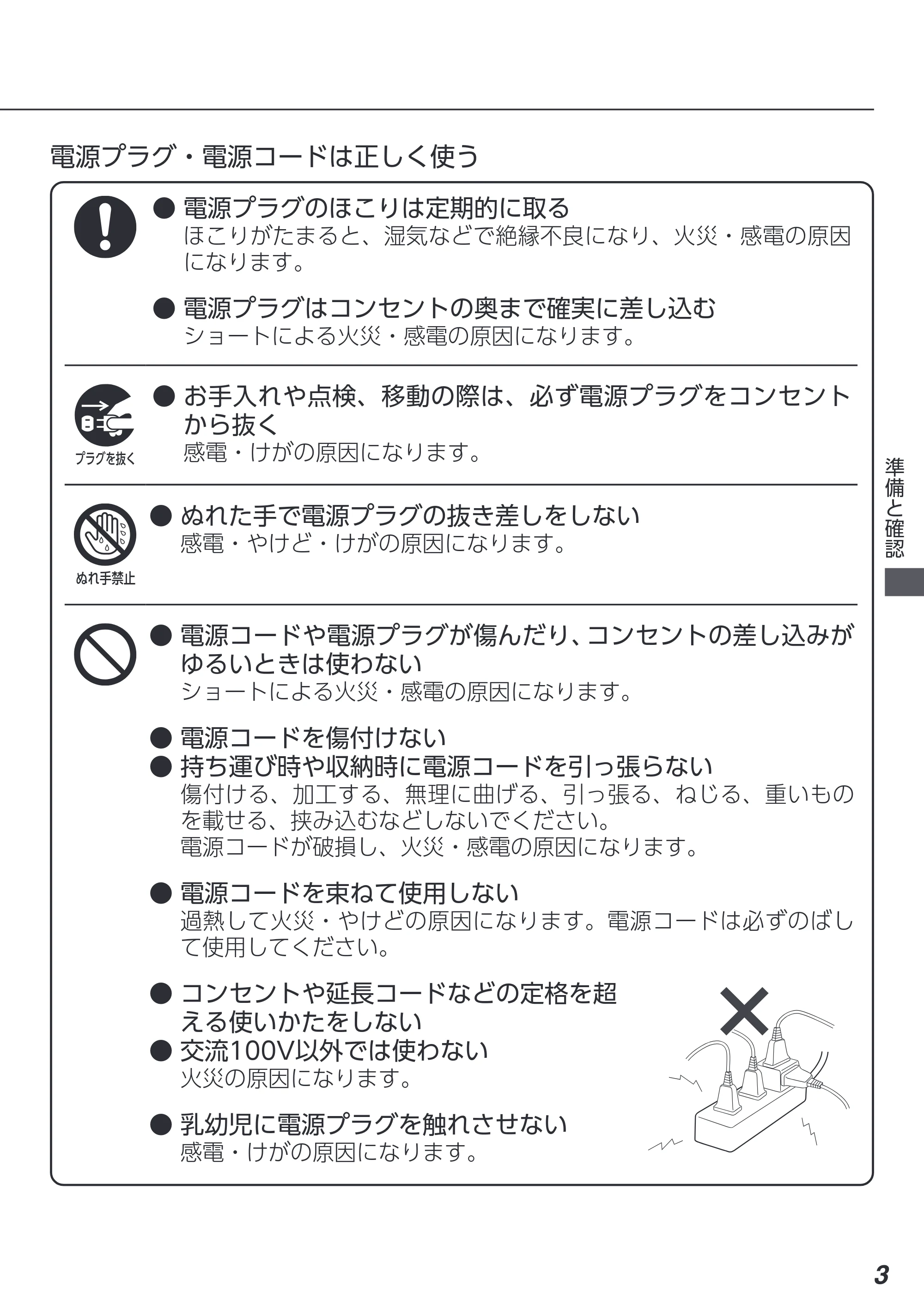 アイリスオーヤマ IYM-016 取扱説明書 — 原本ページ — 3ページ