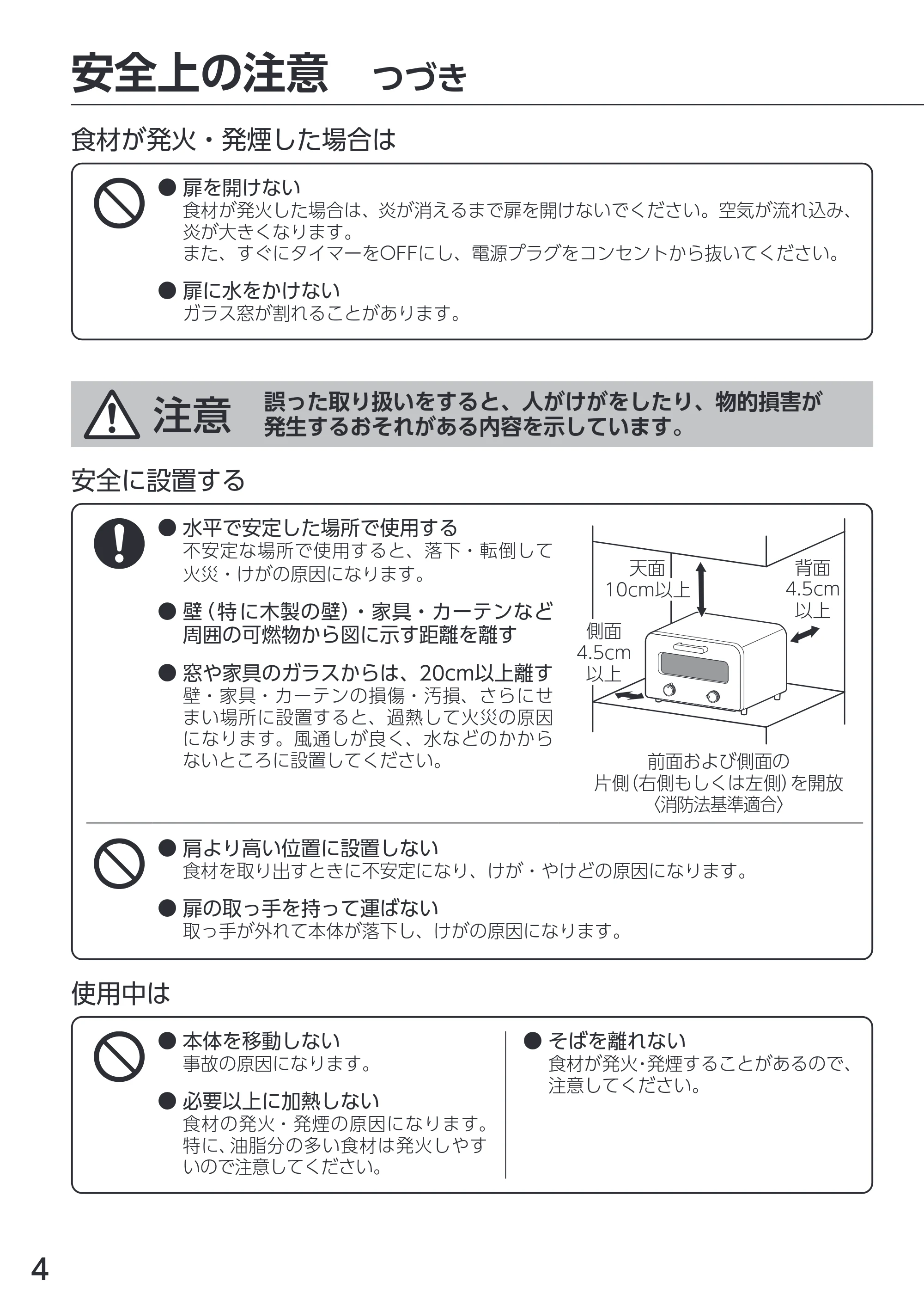 アイリスオーヤマ SOT-401 取扱説明書 — 原本ページ — 4ページ