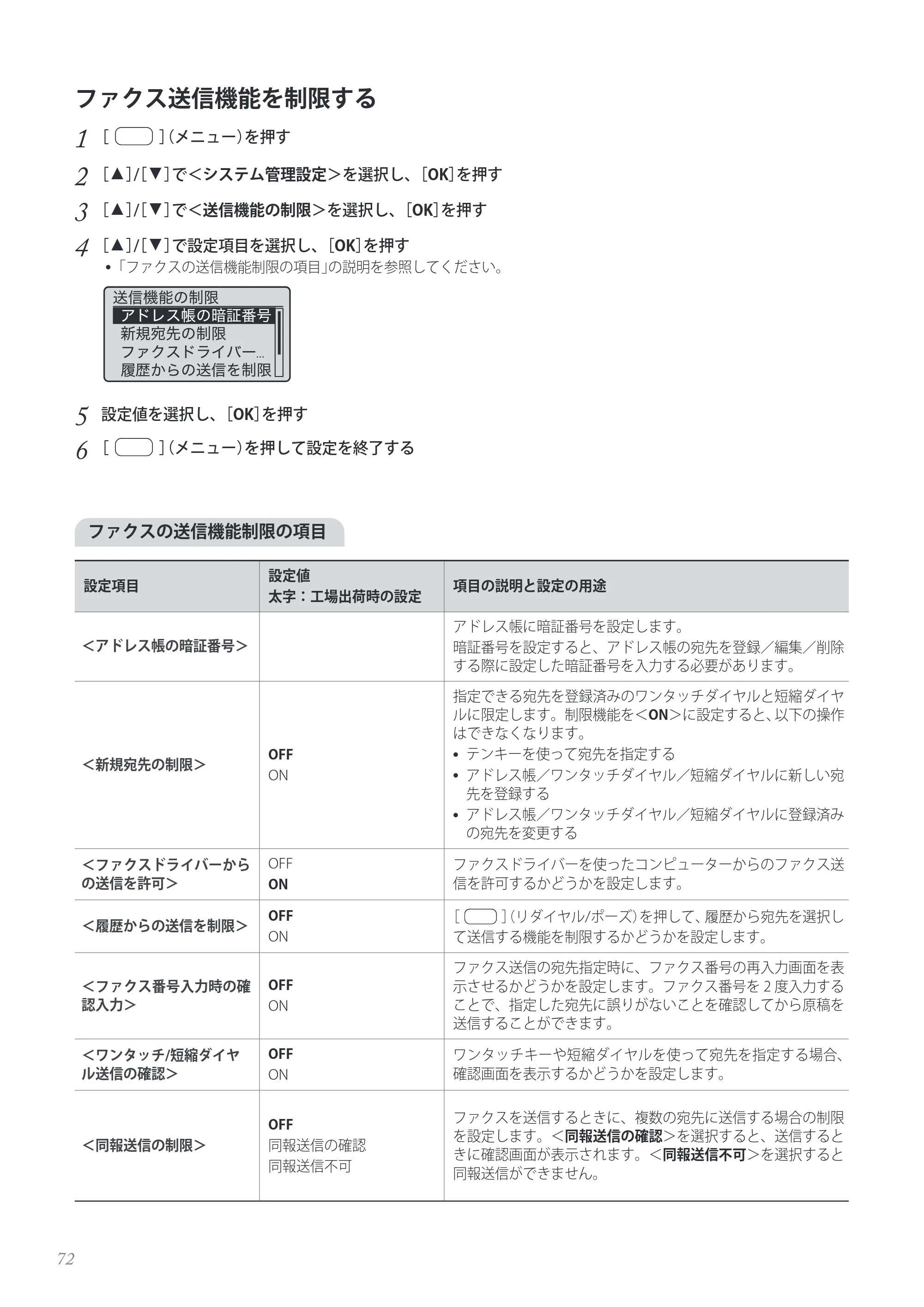 キヤノン MF4890dw/MF4870dn/MF4830d/MF4820d/MF4750 基本操作ガイド 2013年5月9日更新（PDF：35.3MB） — 原本ページ — 72ページ